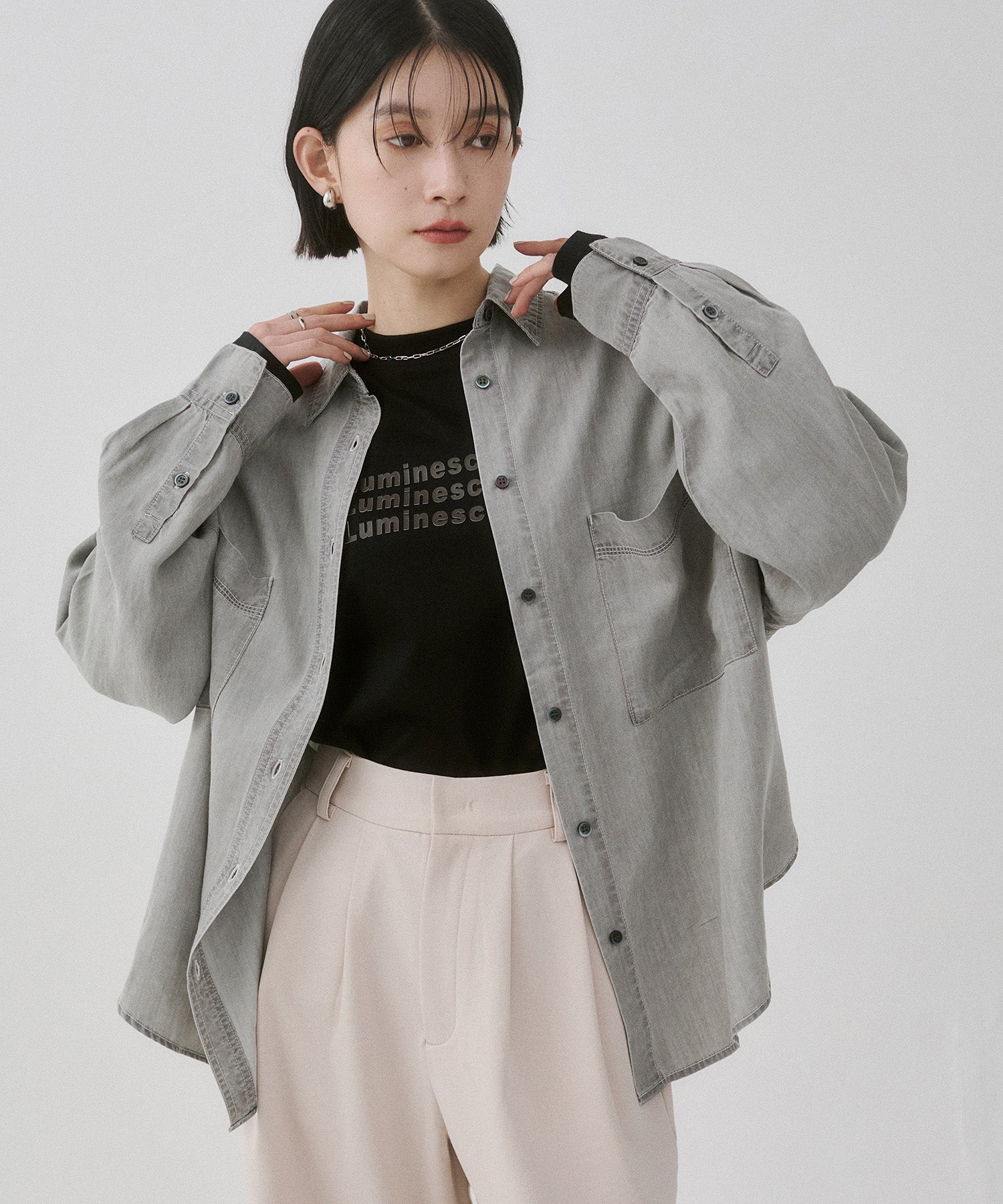 TENCEL DENIM OVERSHIRT