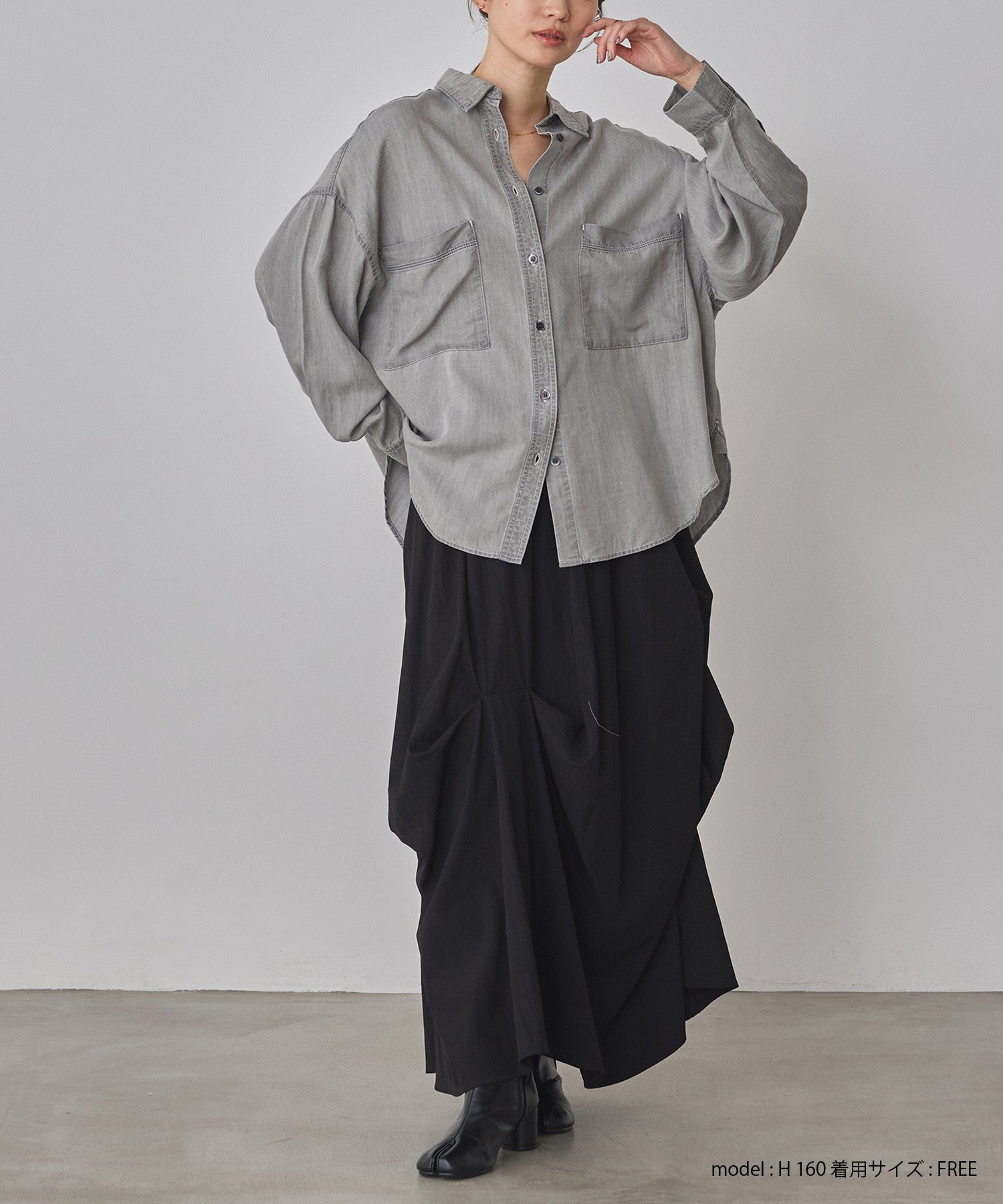 TENCEL DENIM OVERSHIRT