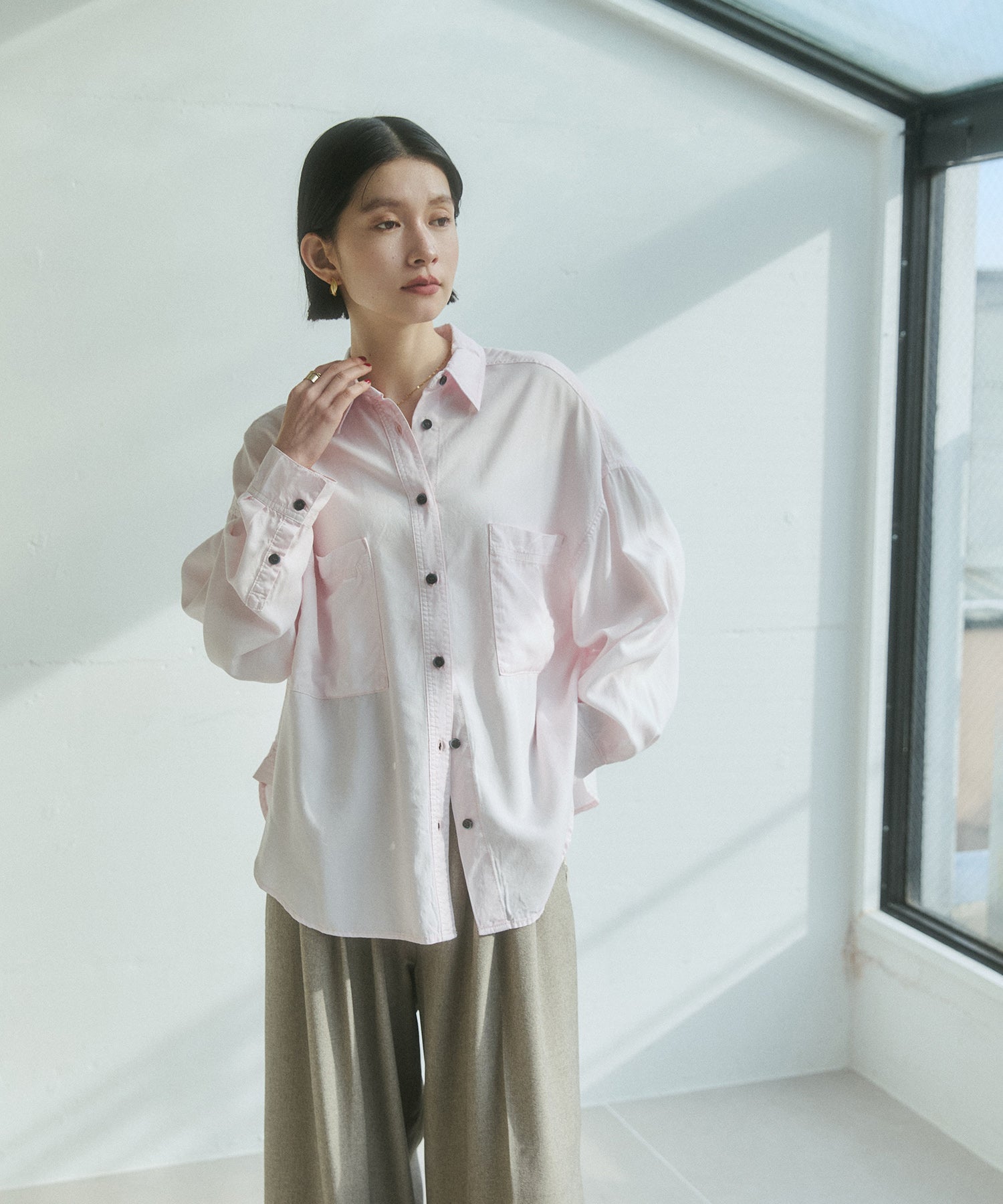 TENCEL DENIM OVERSHIRT