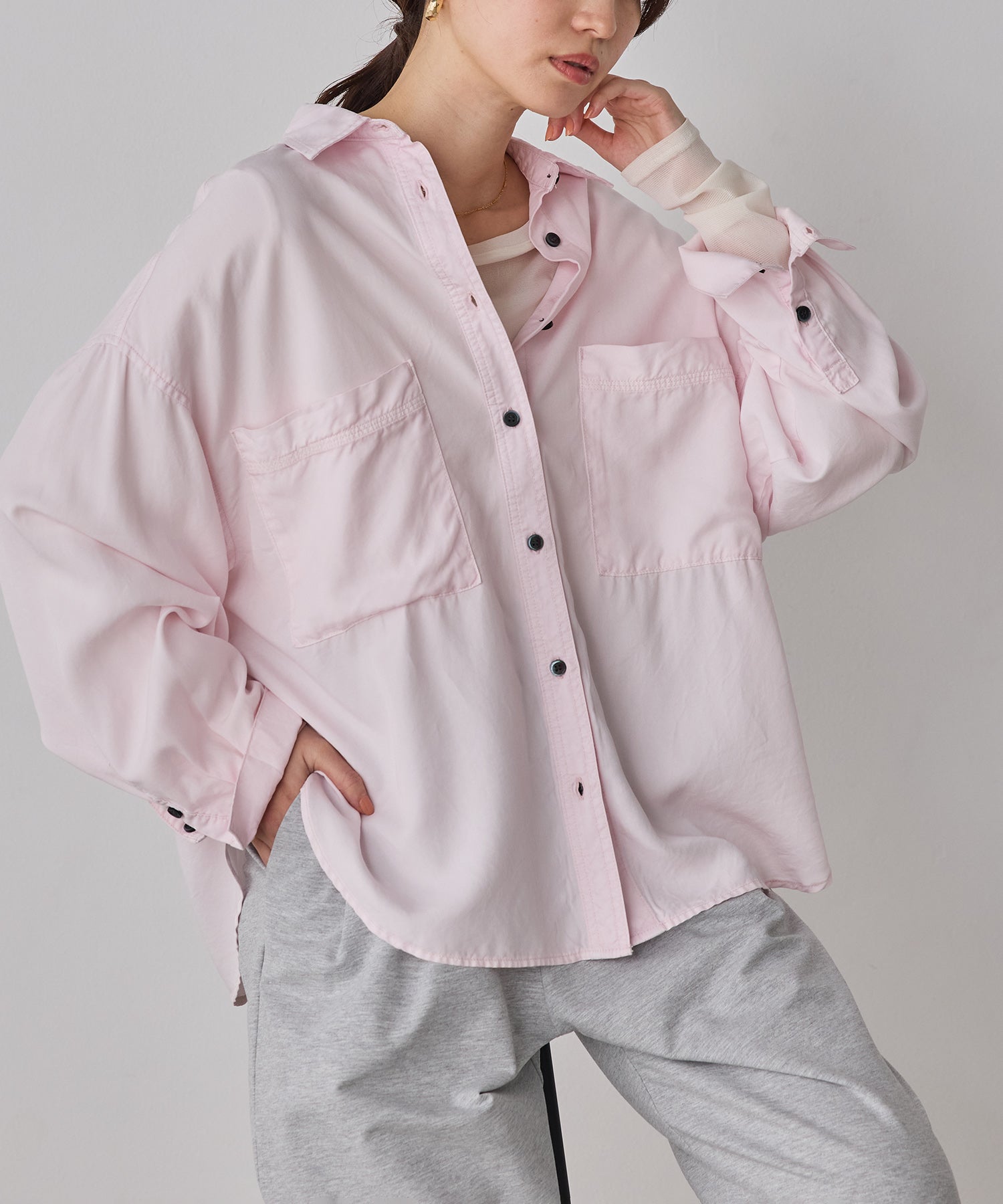 TENCEL DENIM OVERSHIRT