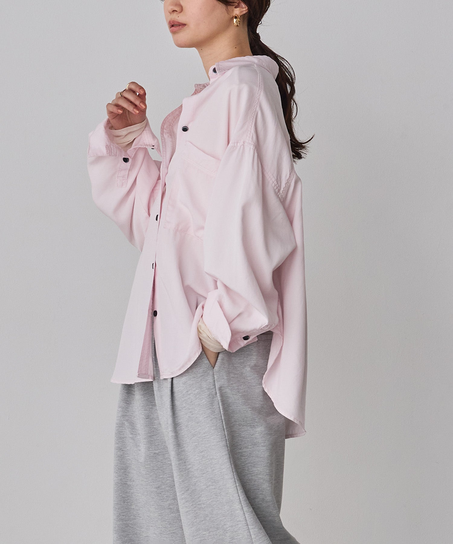 TENCEL DENIM OVERSHIRT