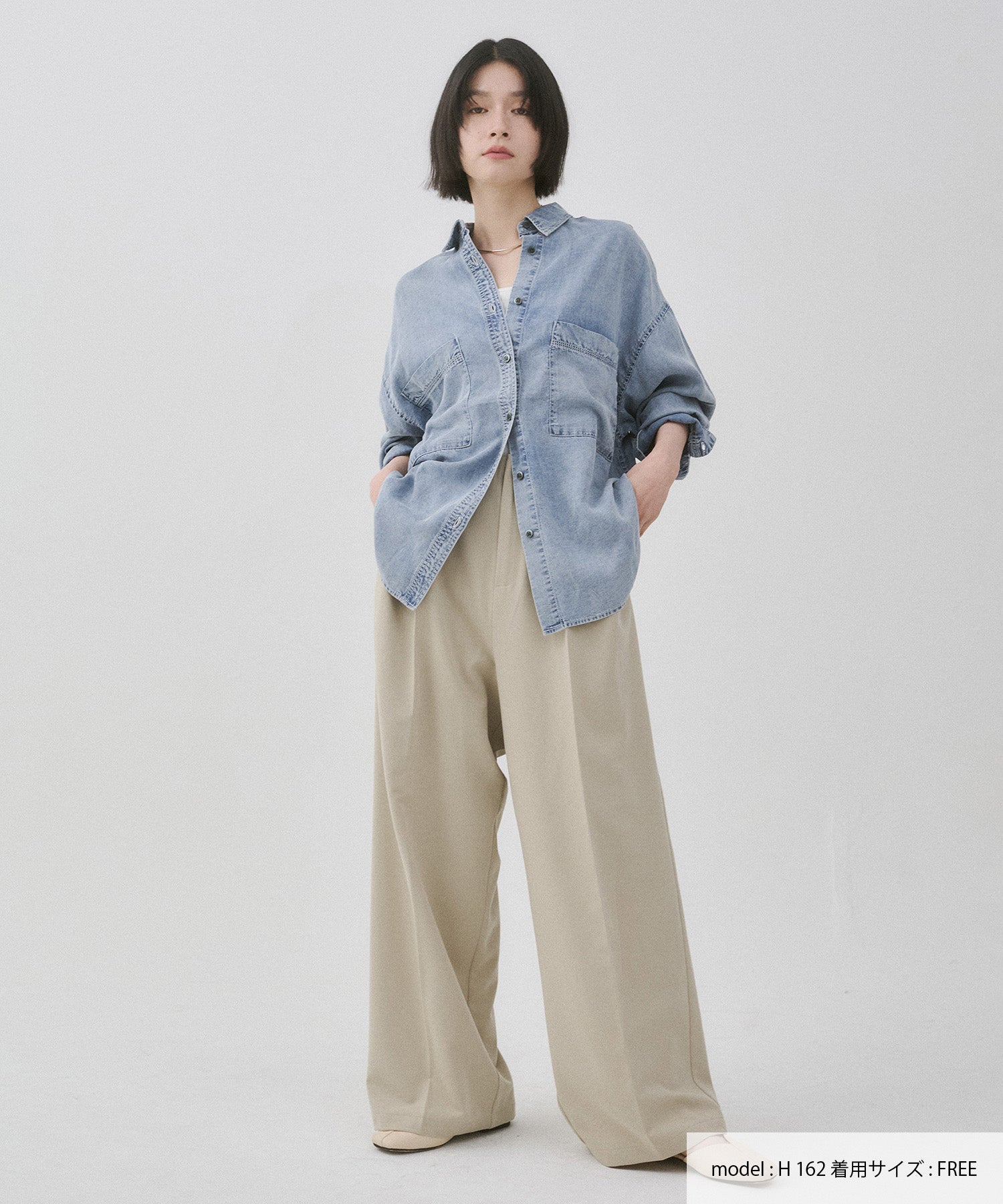 TENCEL DENIM OVERSHIRT