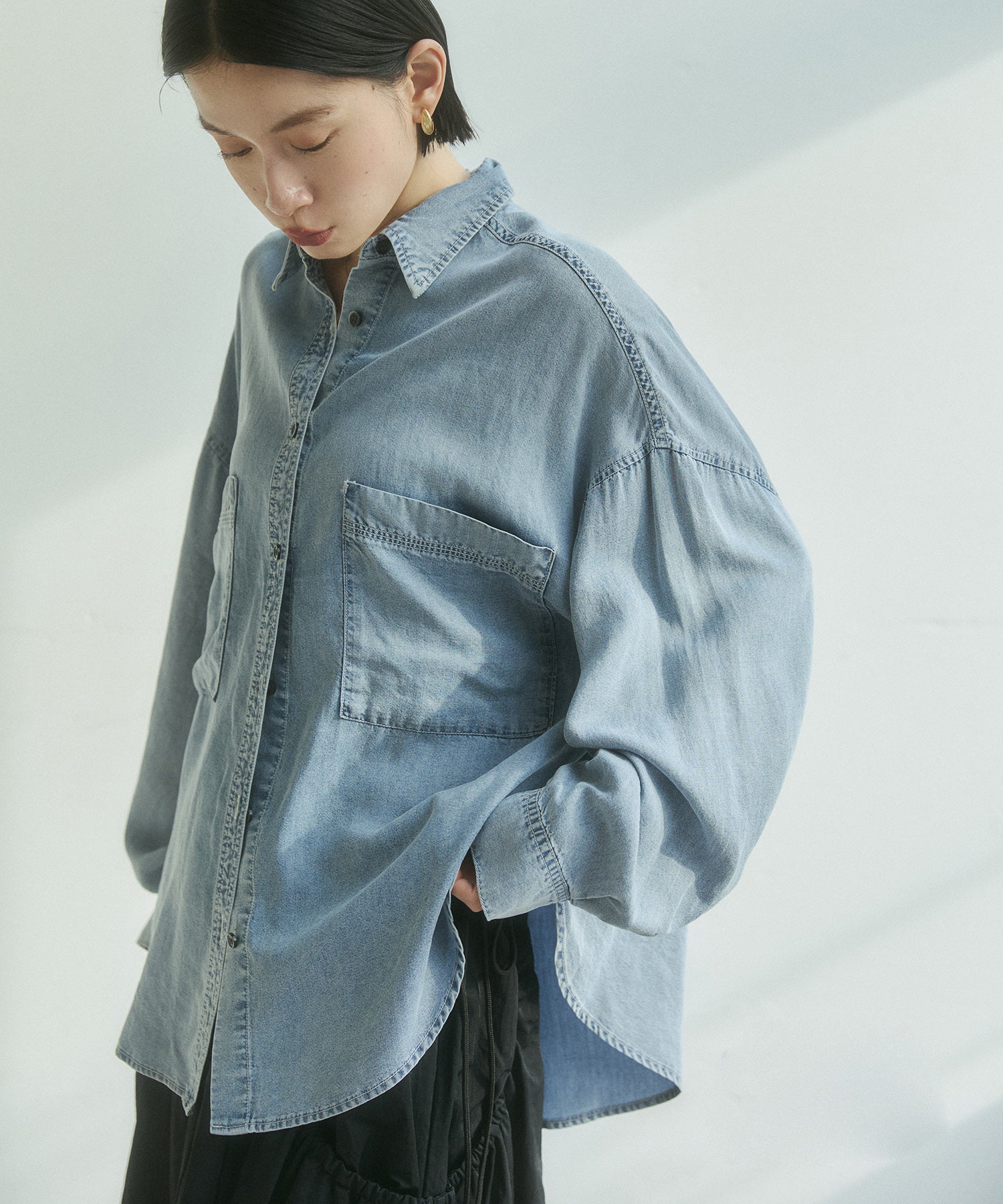 TENCEL DENIM OVERSHIRT