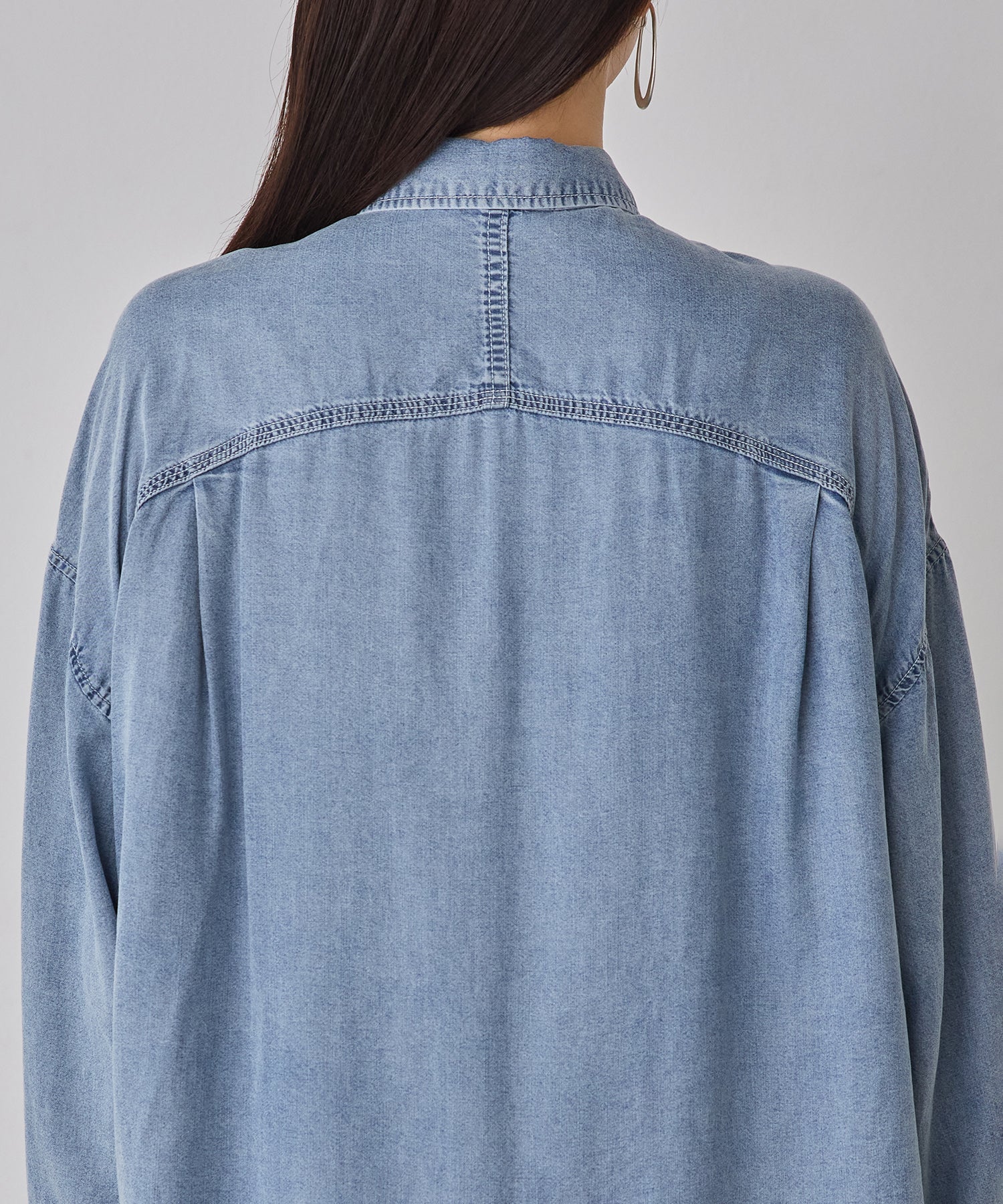 TENCEL DENIM OVERSHIRT