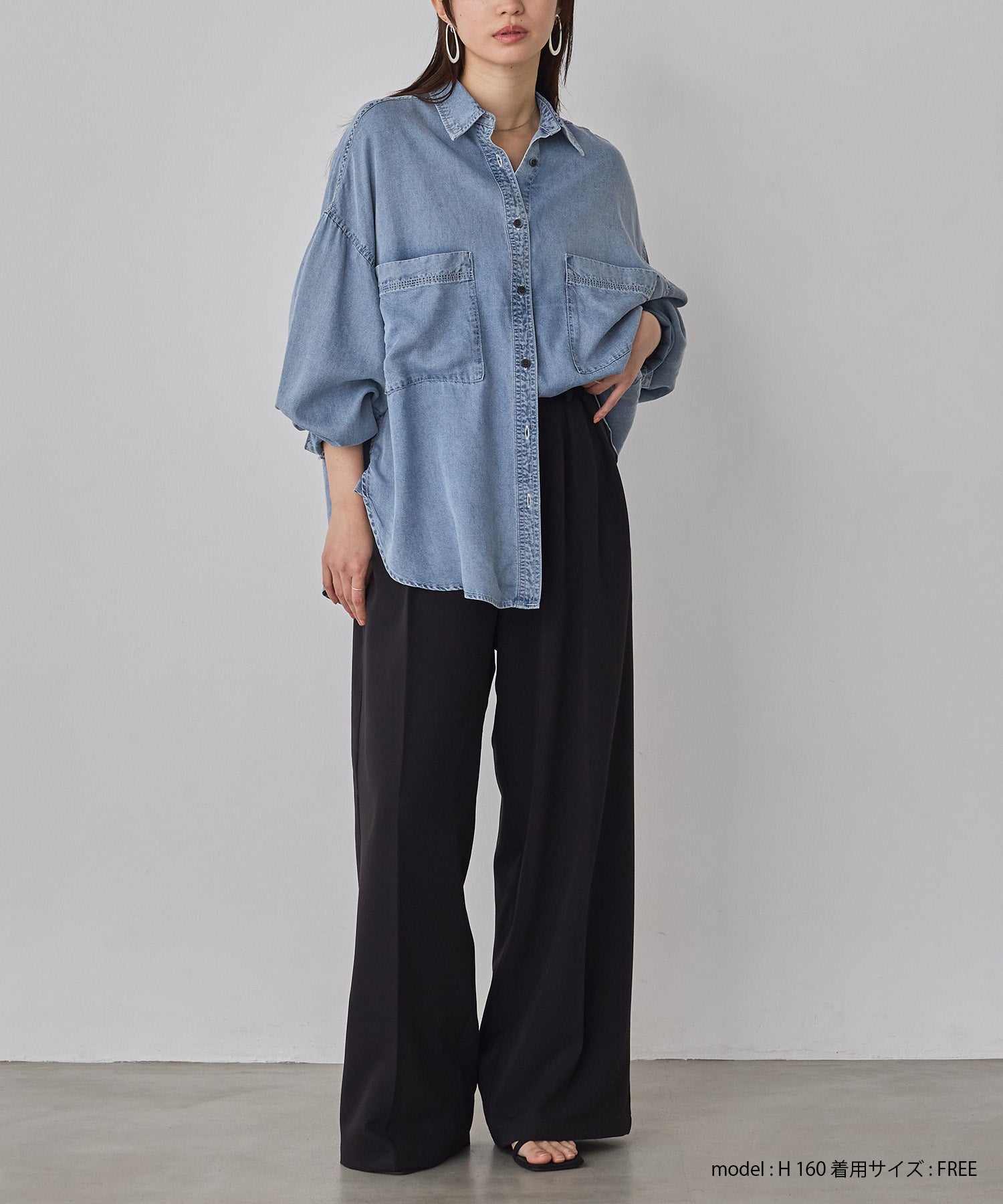 TENCEL DENIM OVERSHIRT