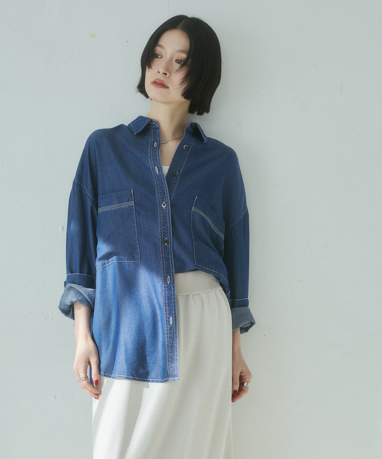 TENCEL DENIM OVERSHIRT