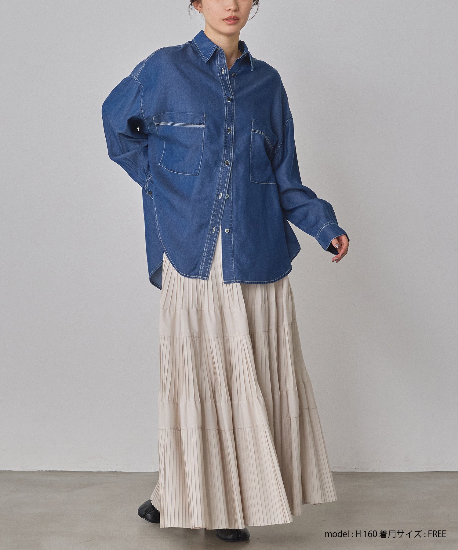 TENCEL DENIM OVERSHIRT