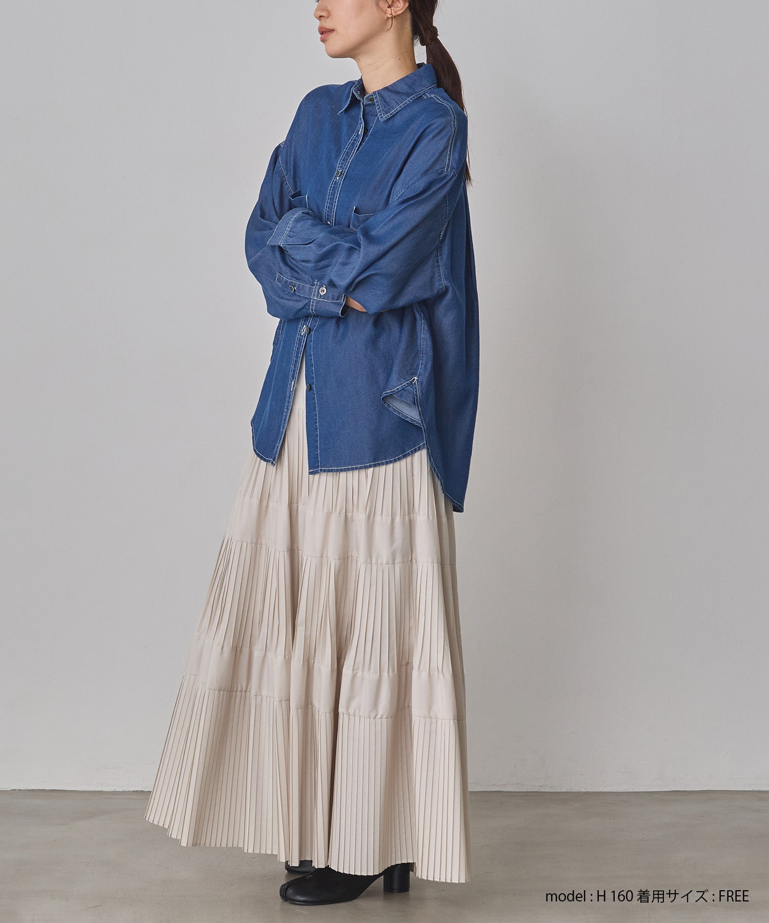 TENCEL DENIM OVERSHIRT