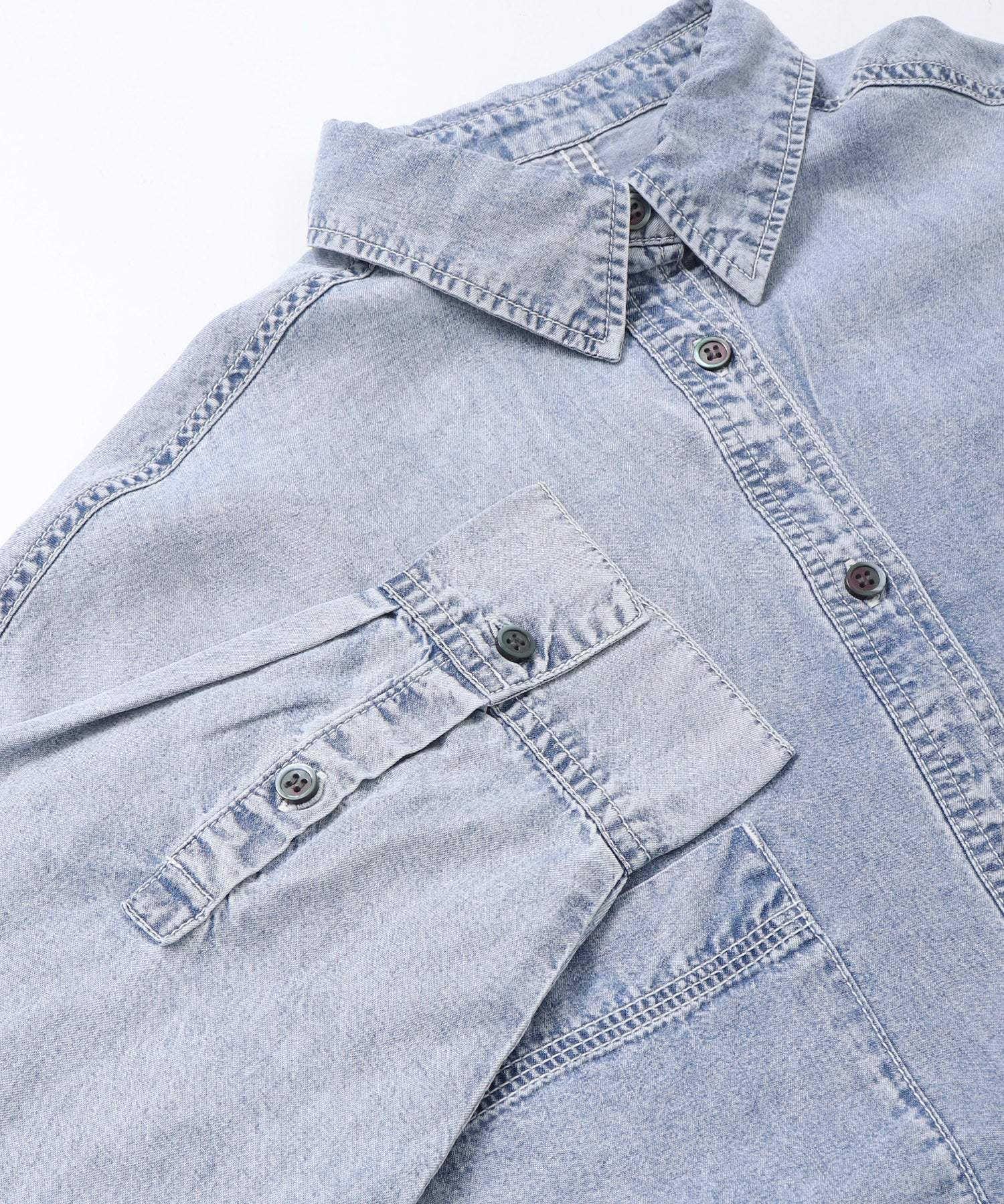 TENCEL DENIM OVERSHIRT