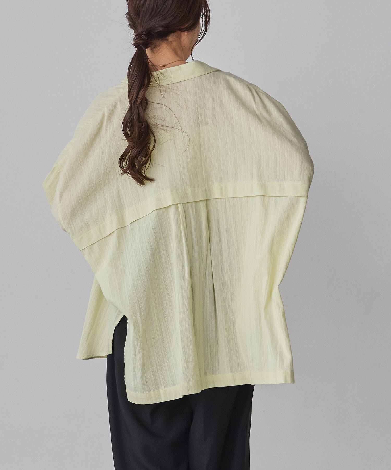 スラブ オーバーサイズシャツ