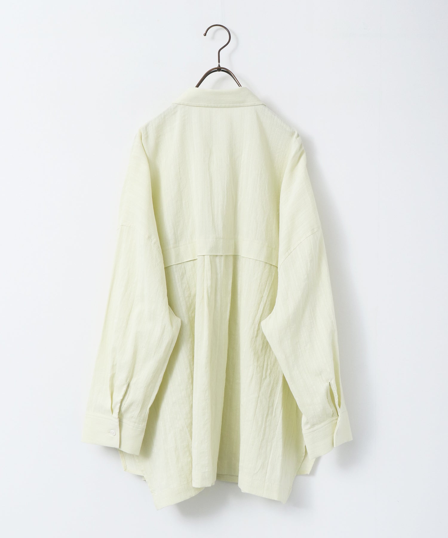 スラブ オーバーサイズシャツ