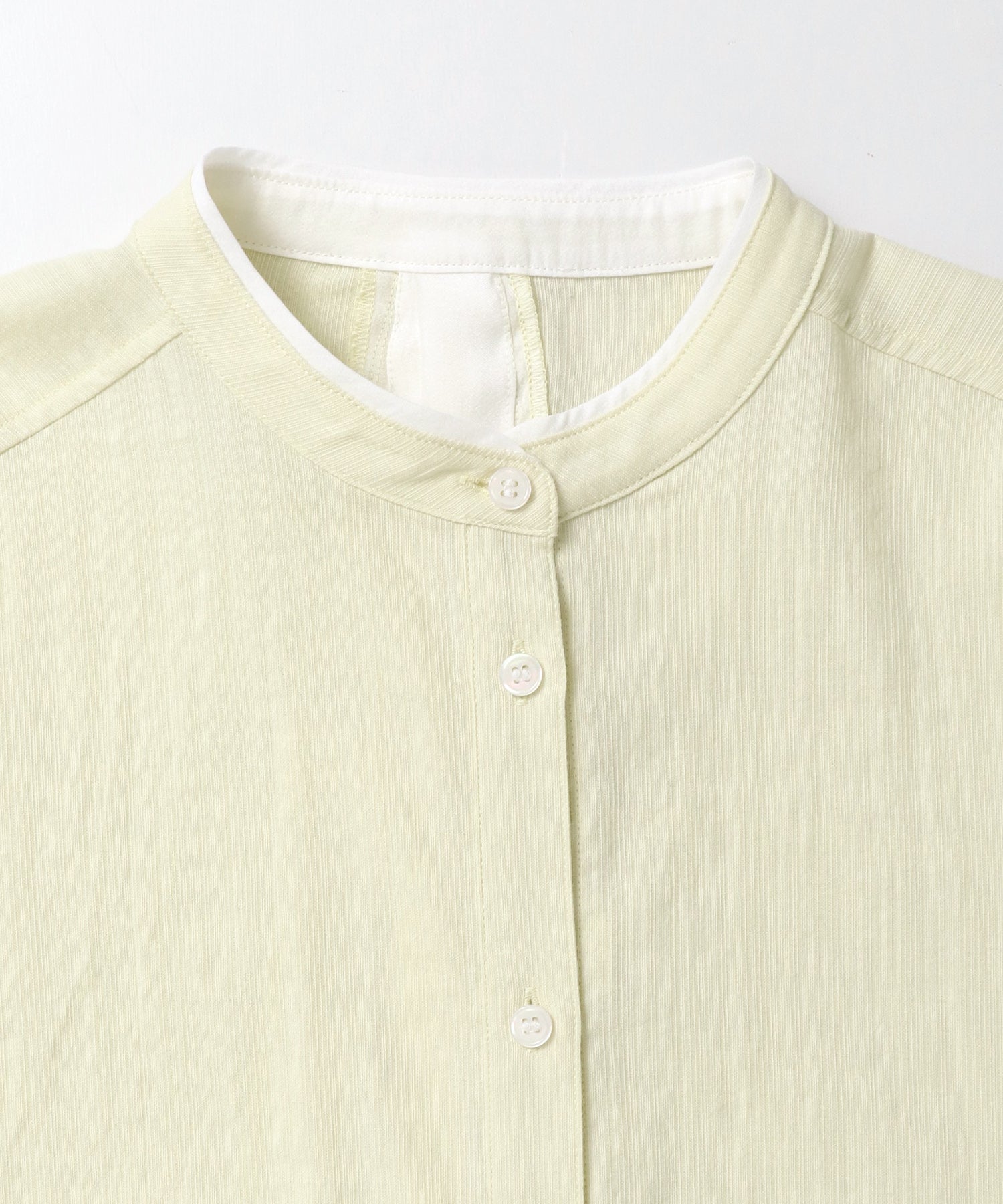 SPRING SLUB SHEER DOCKING SHIRT
