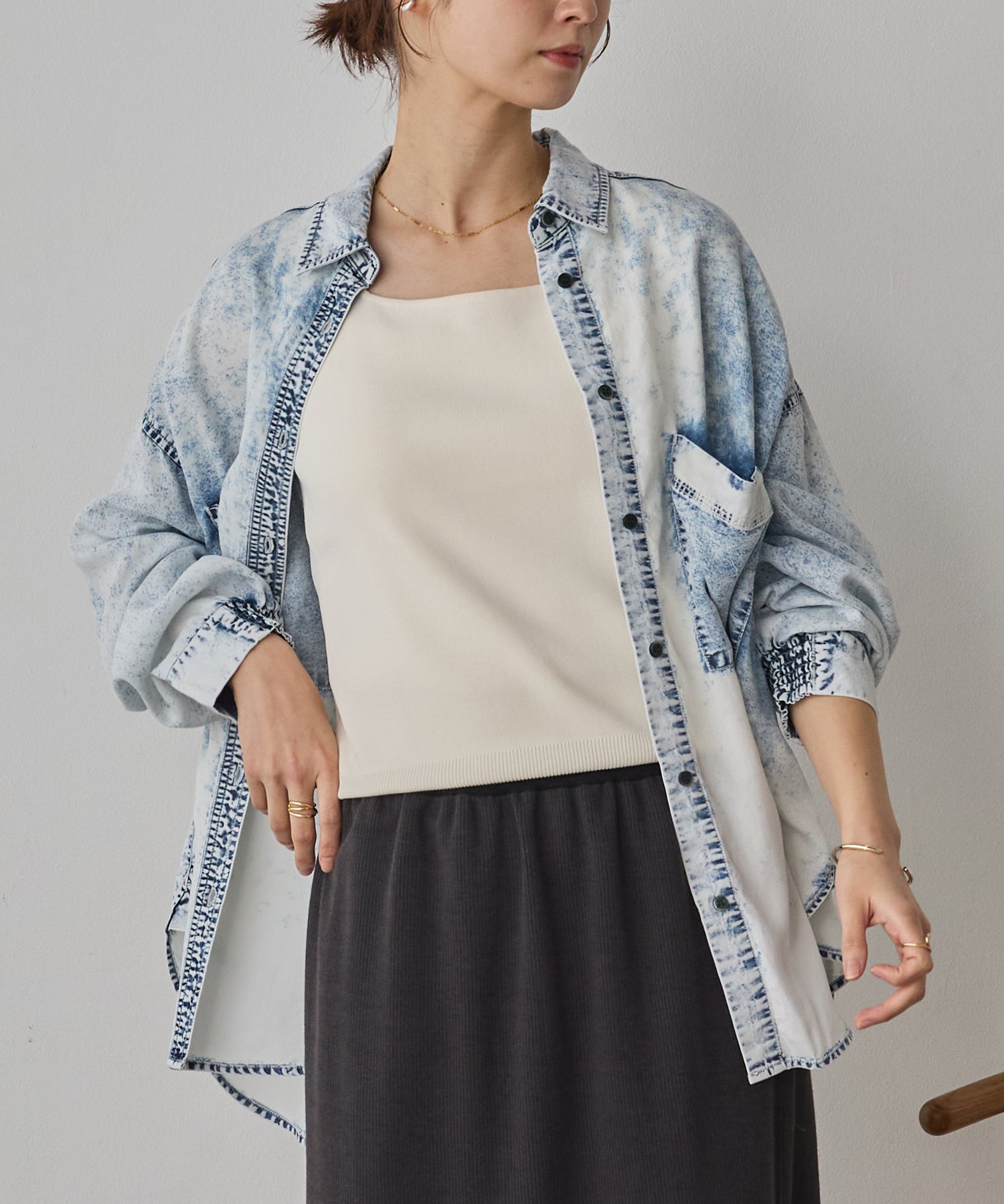 TENCEL DENIM OVERSHIRT