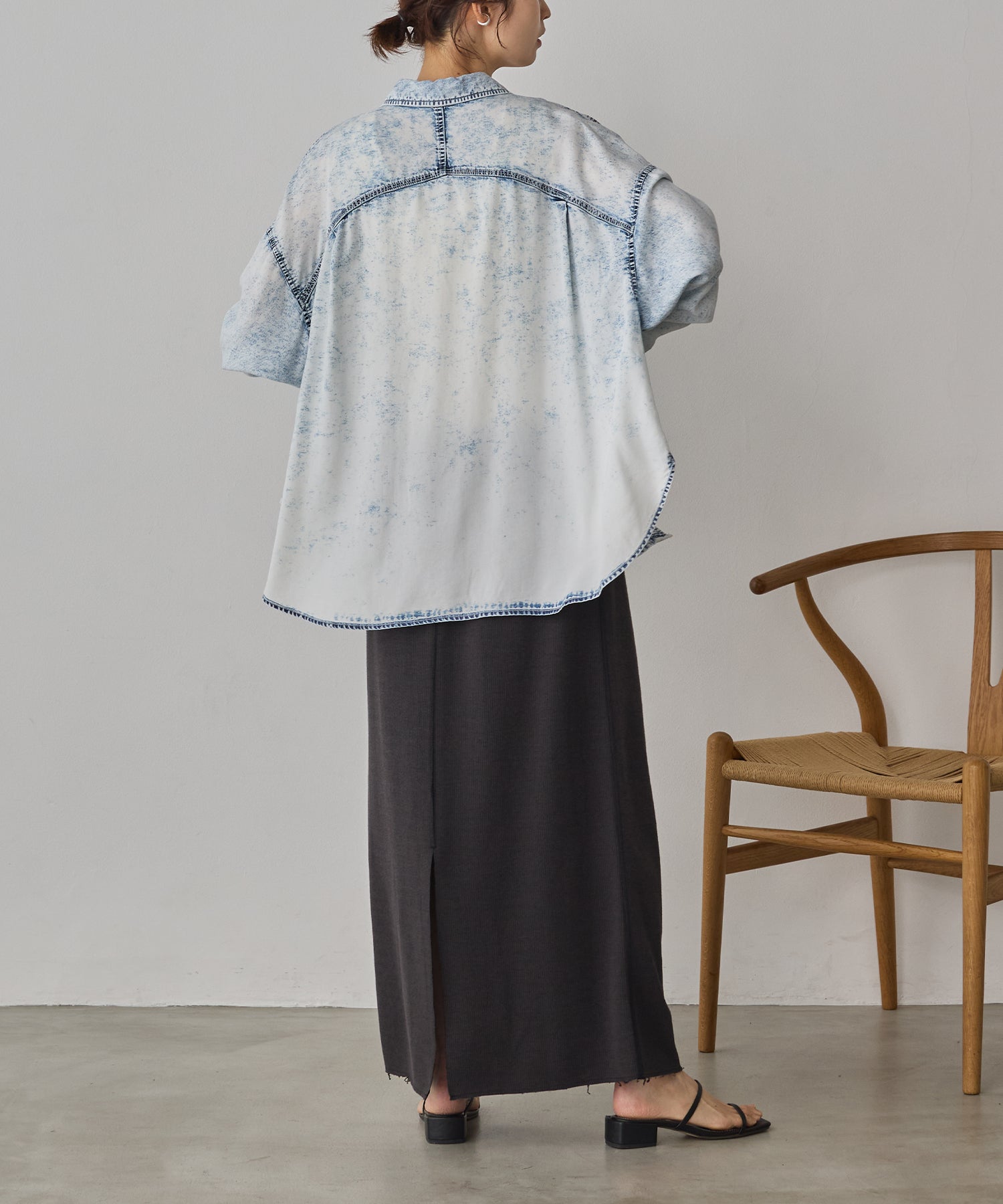 TENCEL DENIM OVERSHIRT