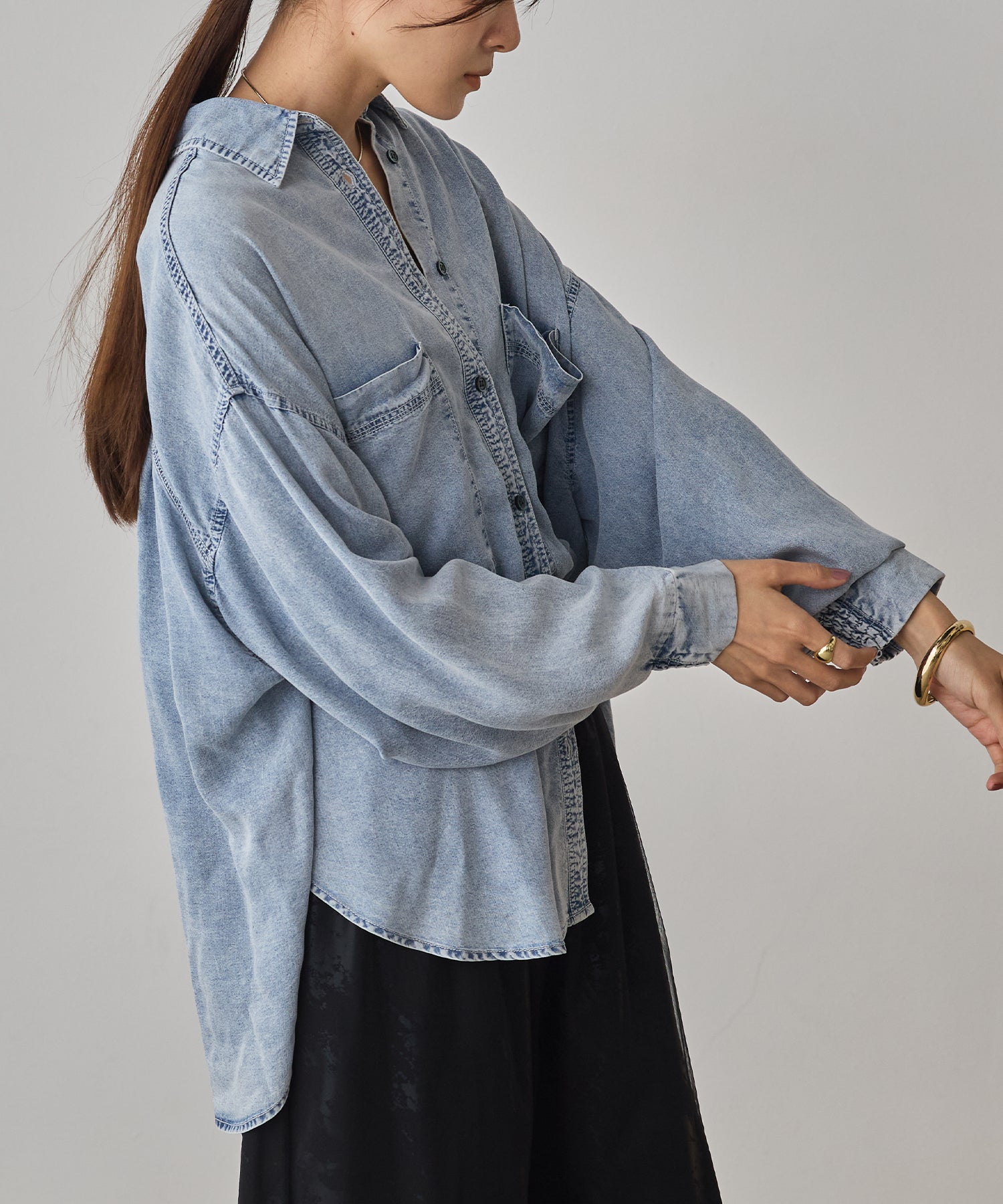 TENCEL DENIM OVERSHIRT