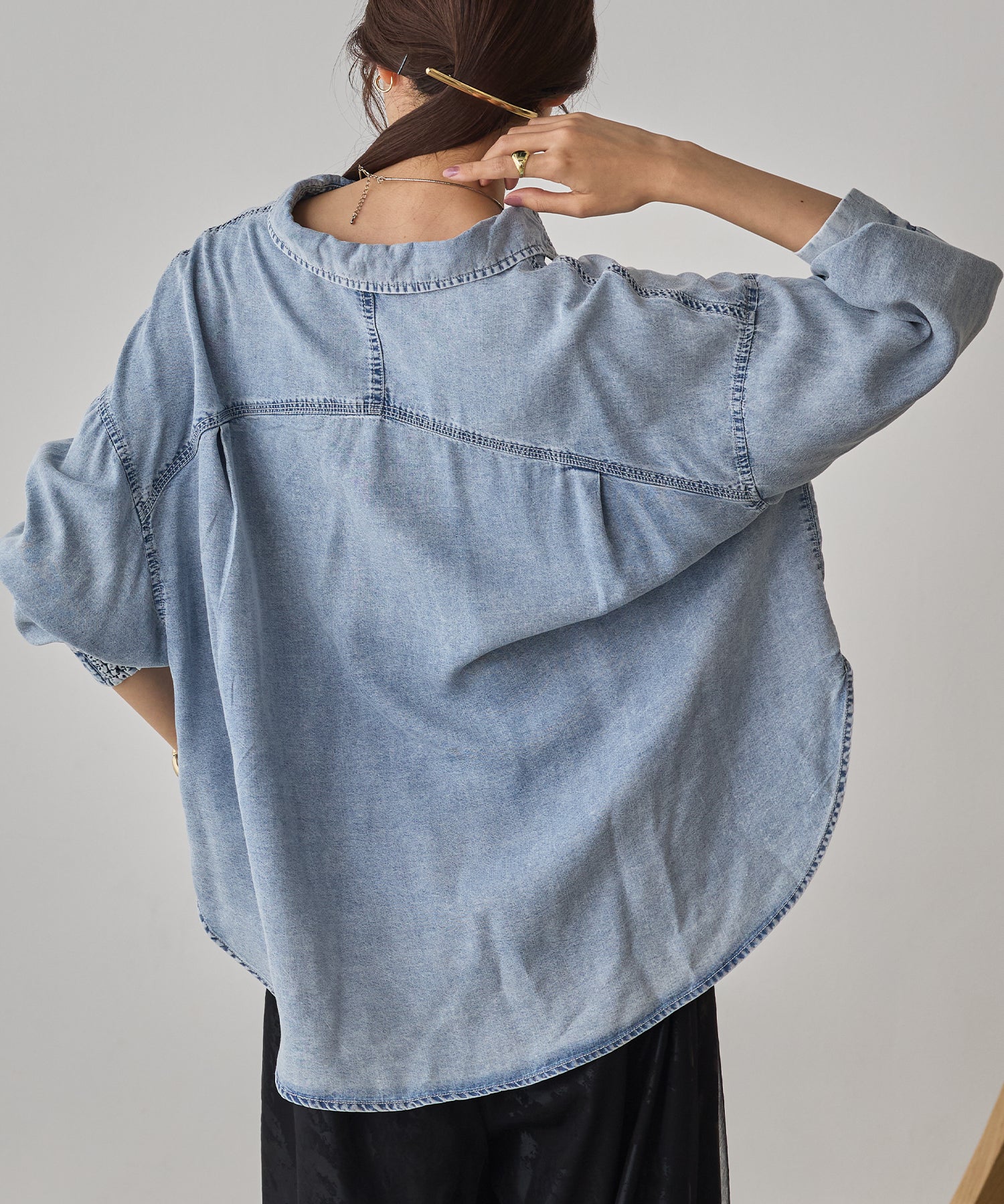 TENCEL DENIM OVERSHIRT