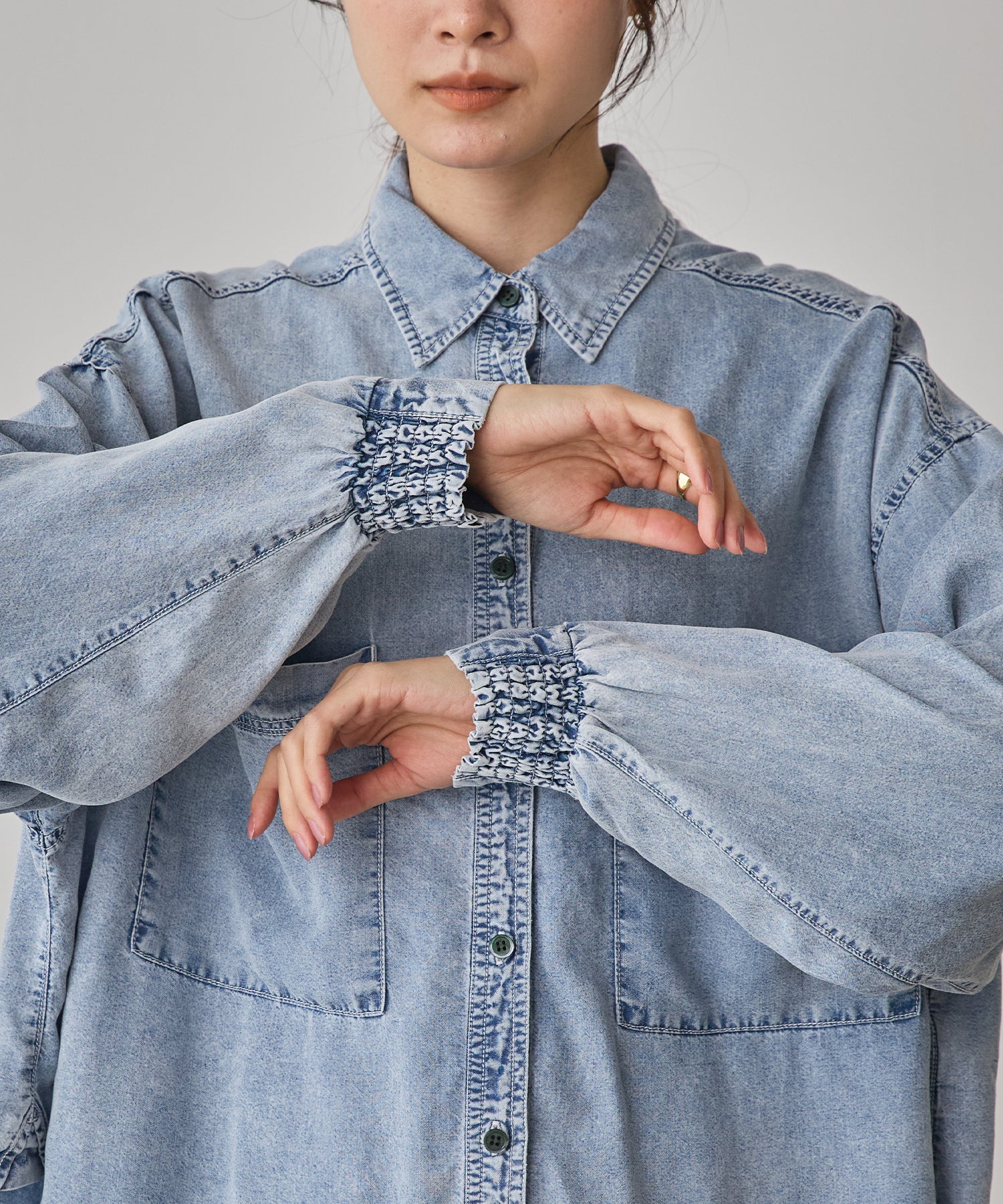 TENCEL DENIM OVERSHIRT