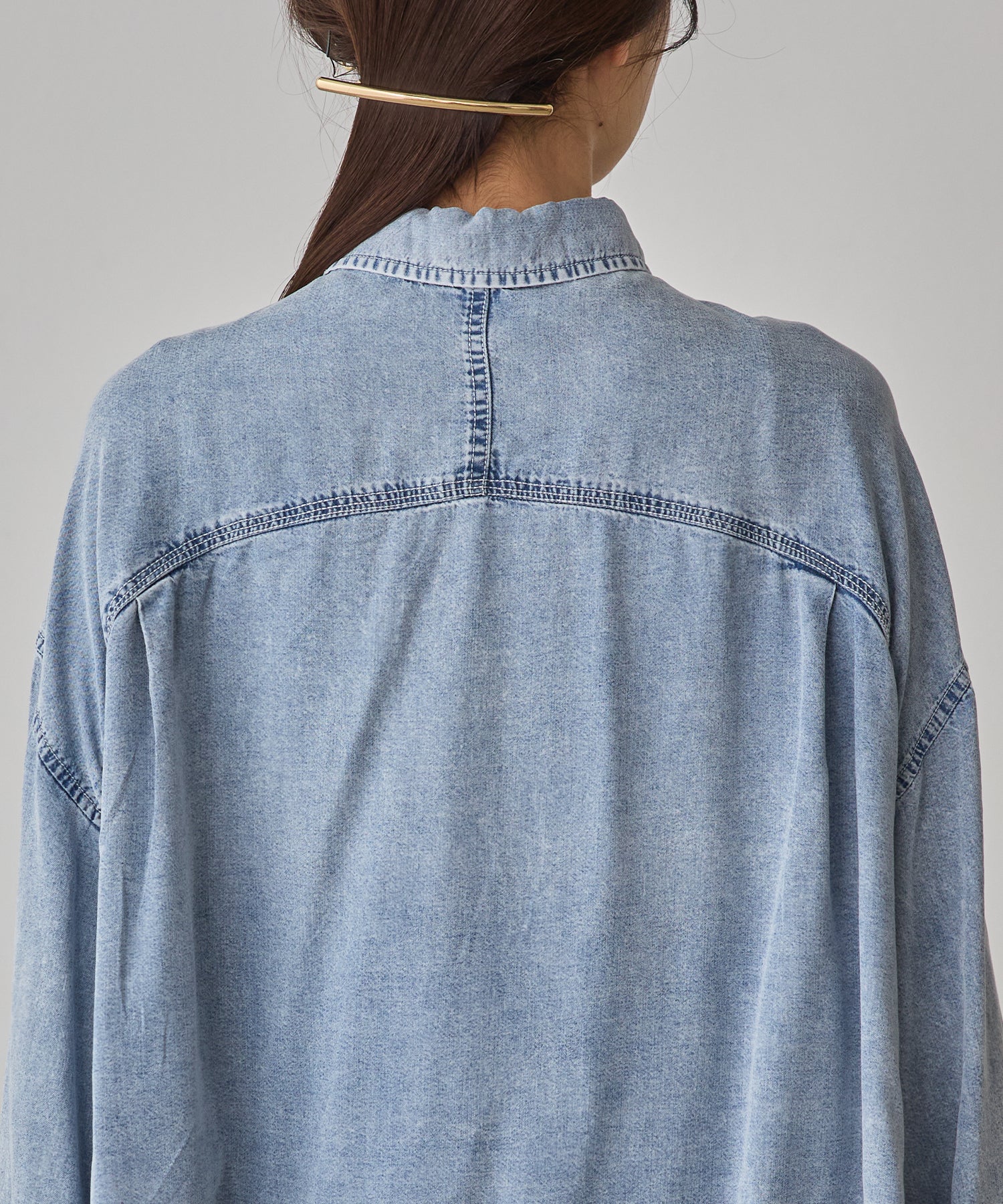 TENCEL DENIM OVERSHIRT