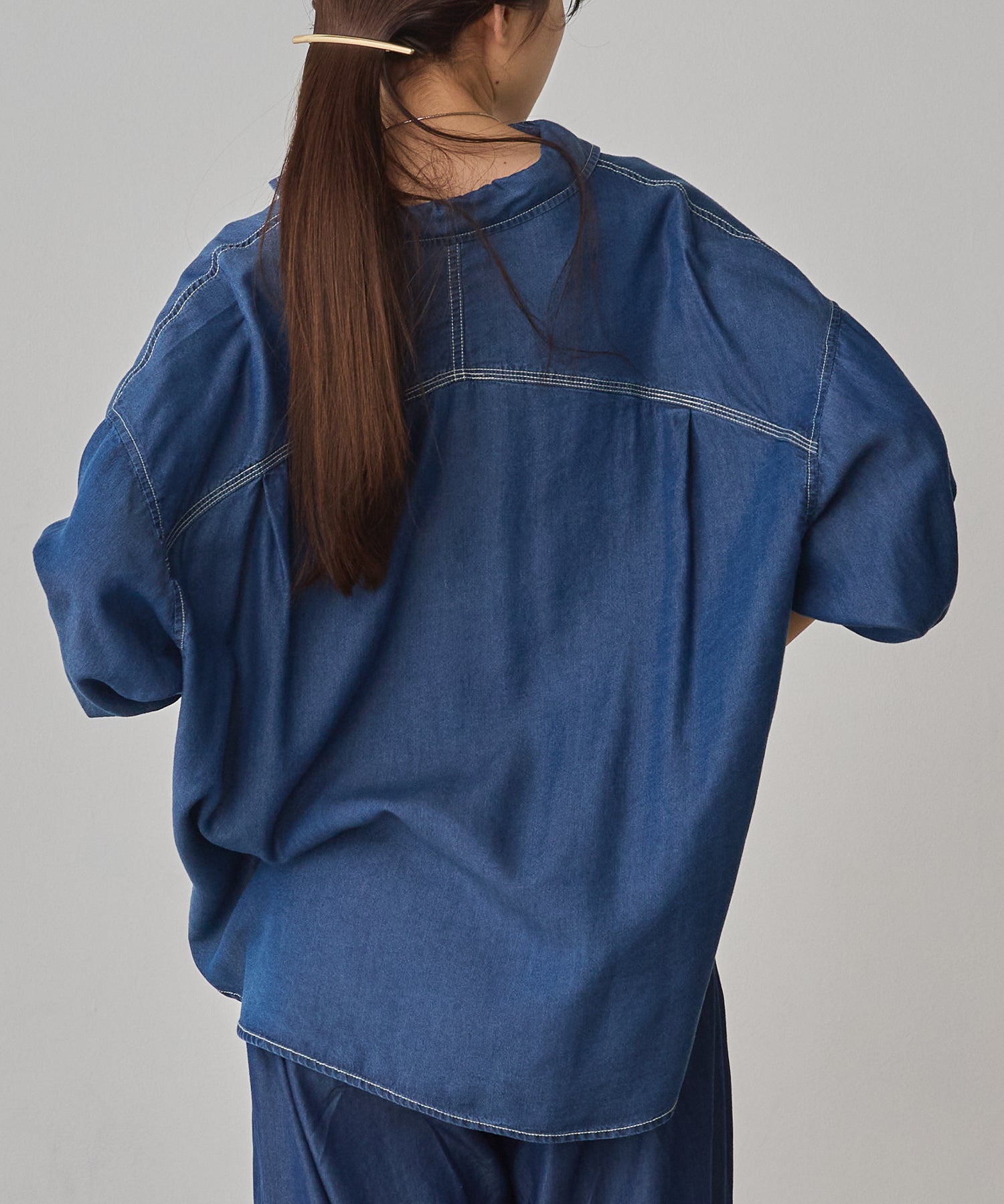 TENCEL DENIM OVERSHIRT