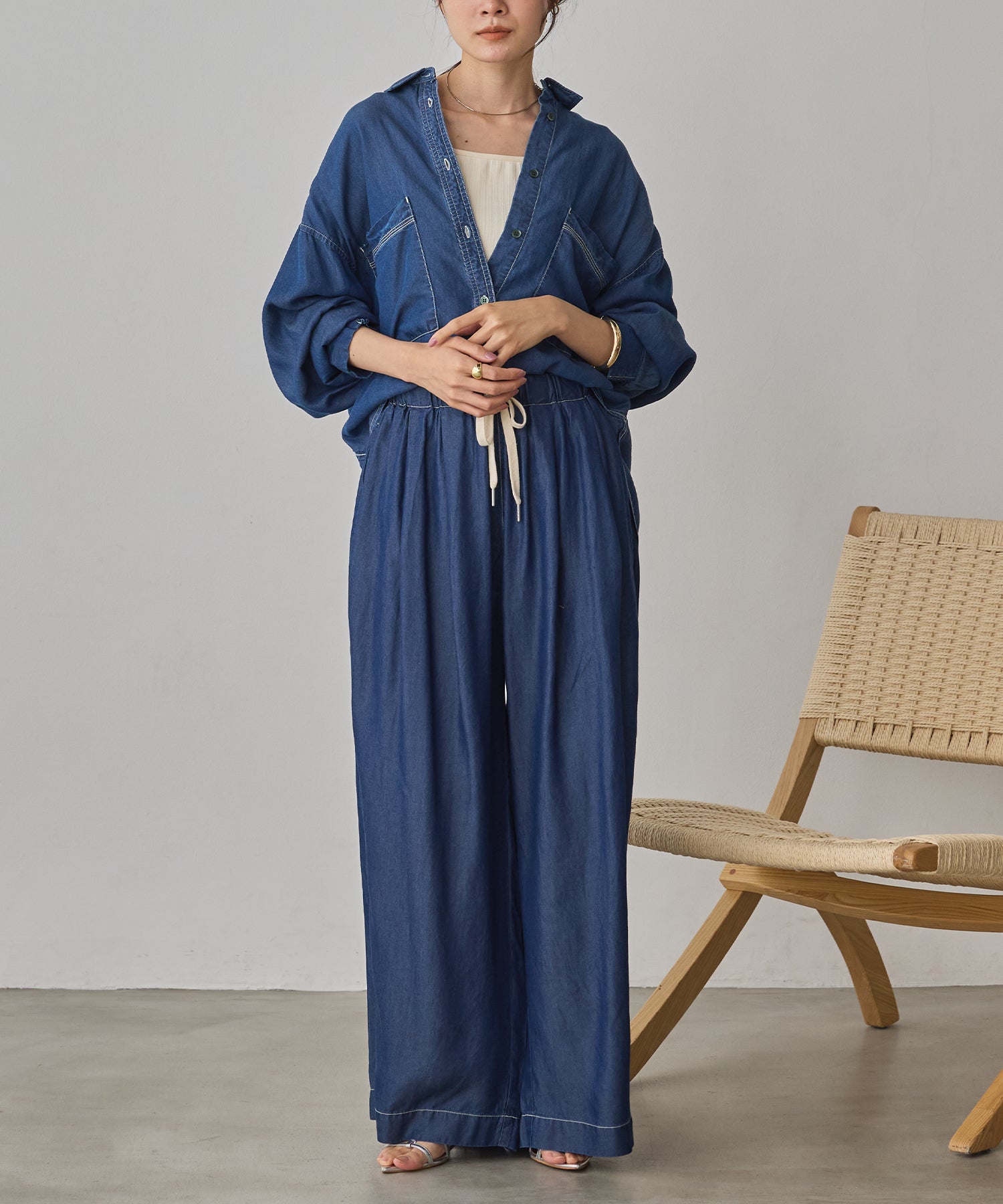 TENCEL DENIM OVERSHIRT