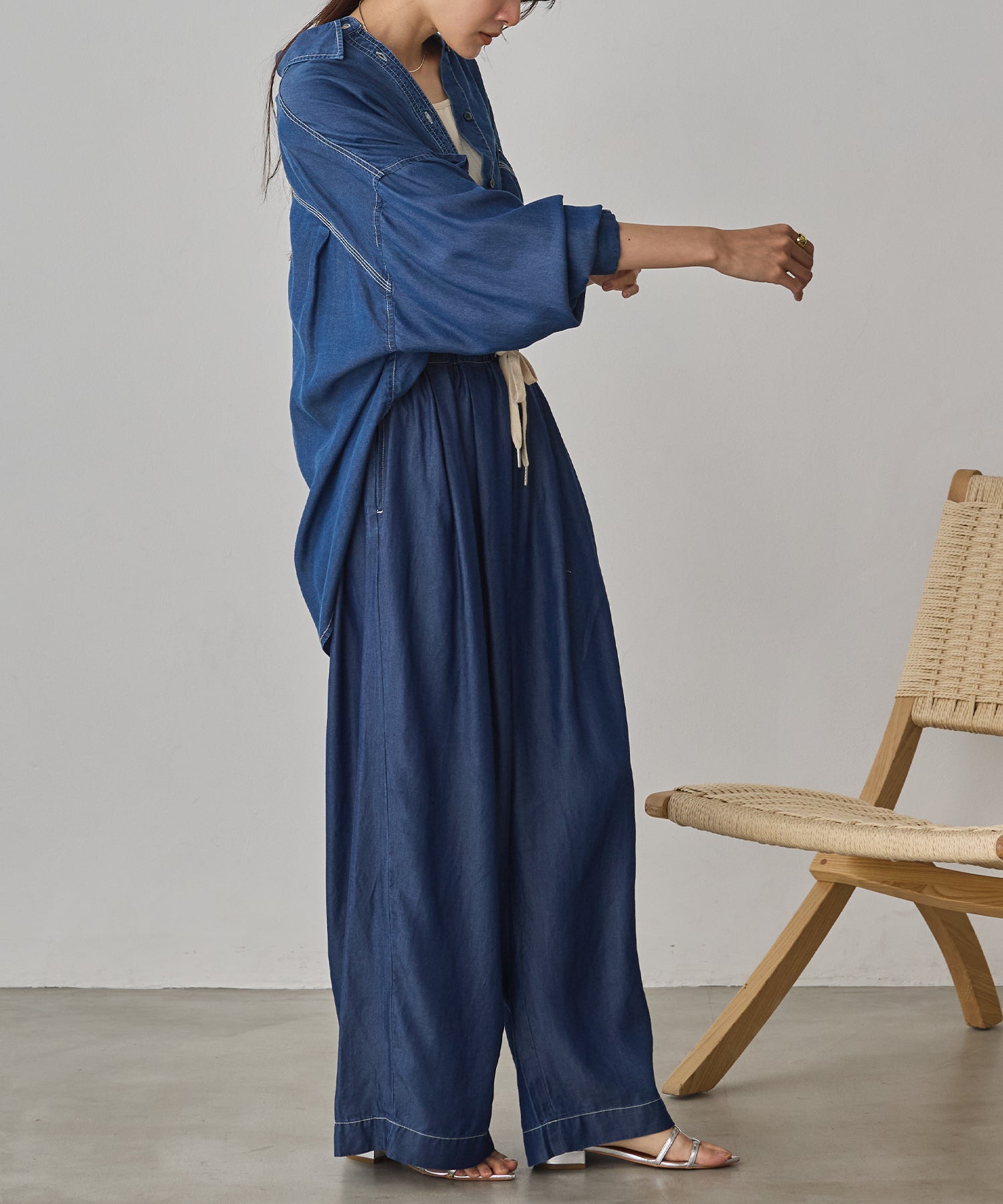 TENCEL DENIM OVERSHIRT