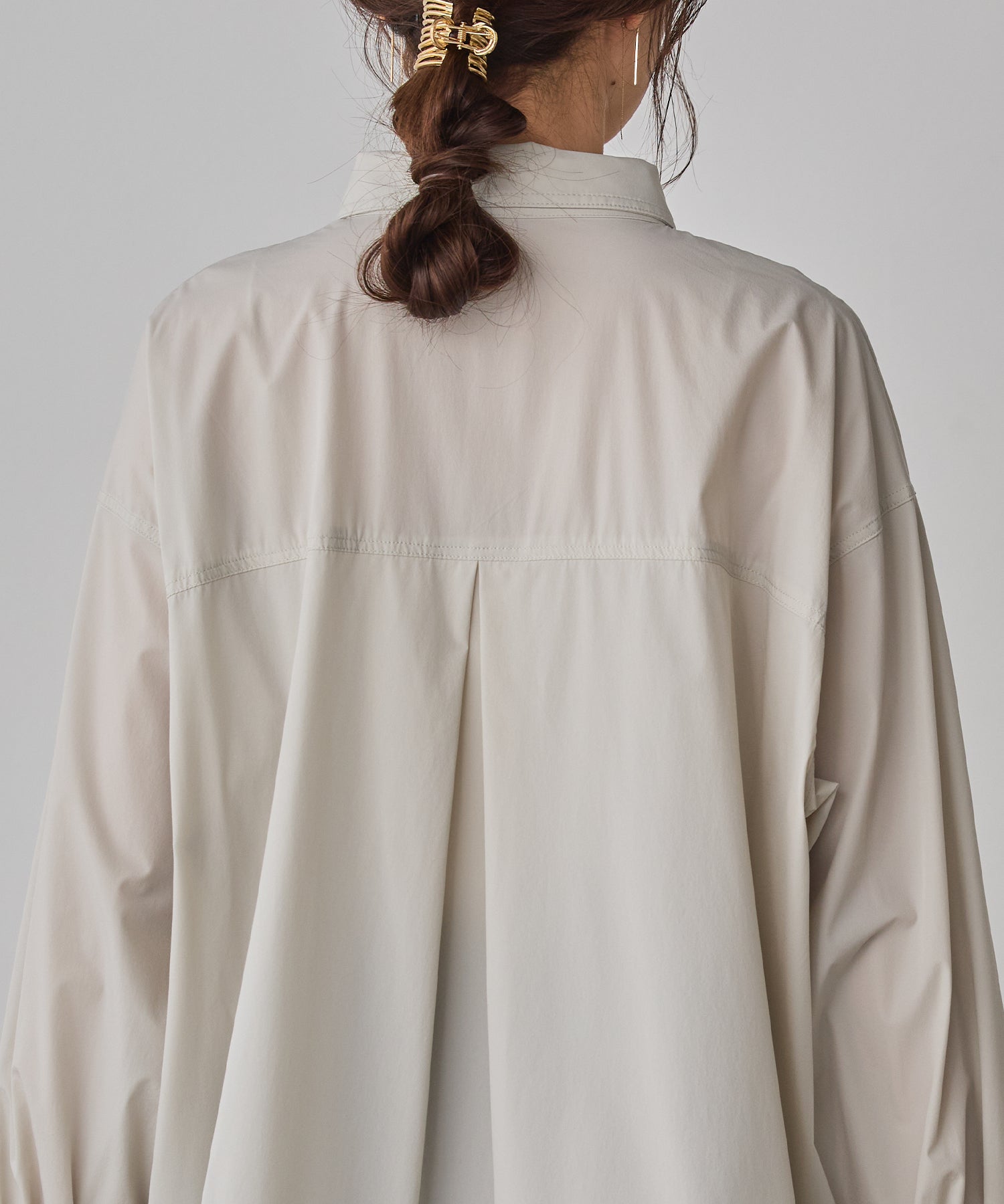 [ICE TOUCH] BACKDROSS BALLOON SHIRT
