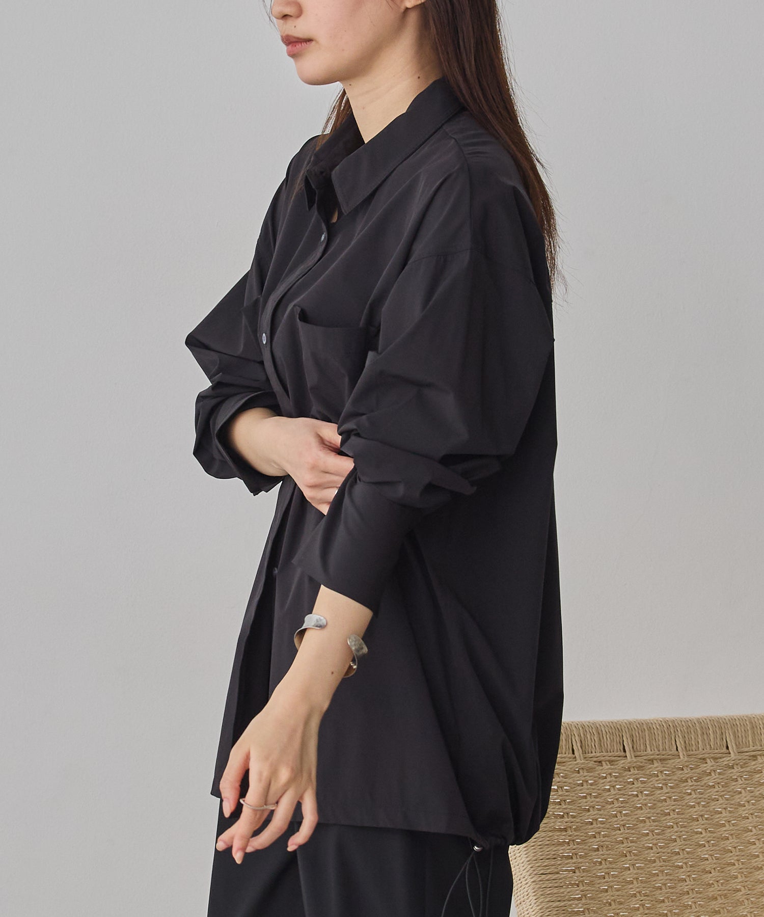 [ICE TOUCH] BACKDROSS BALLOON SHIRT