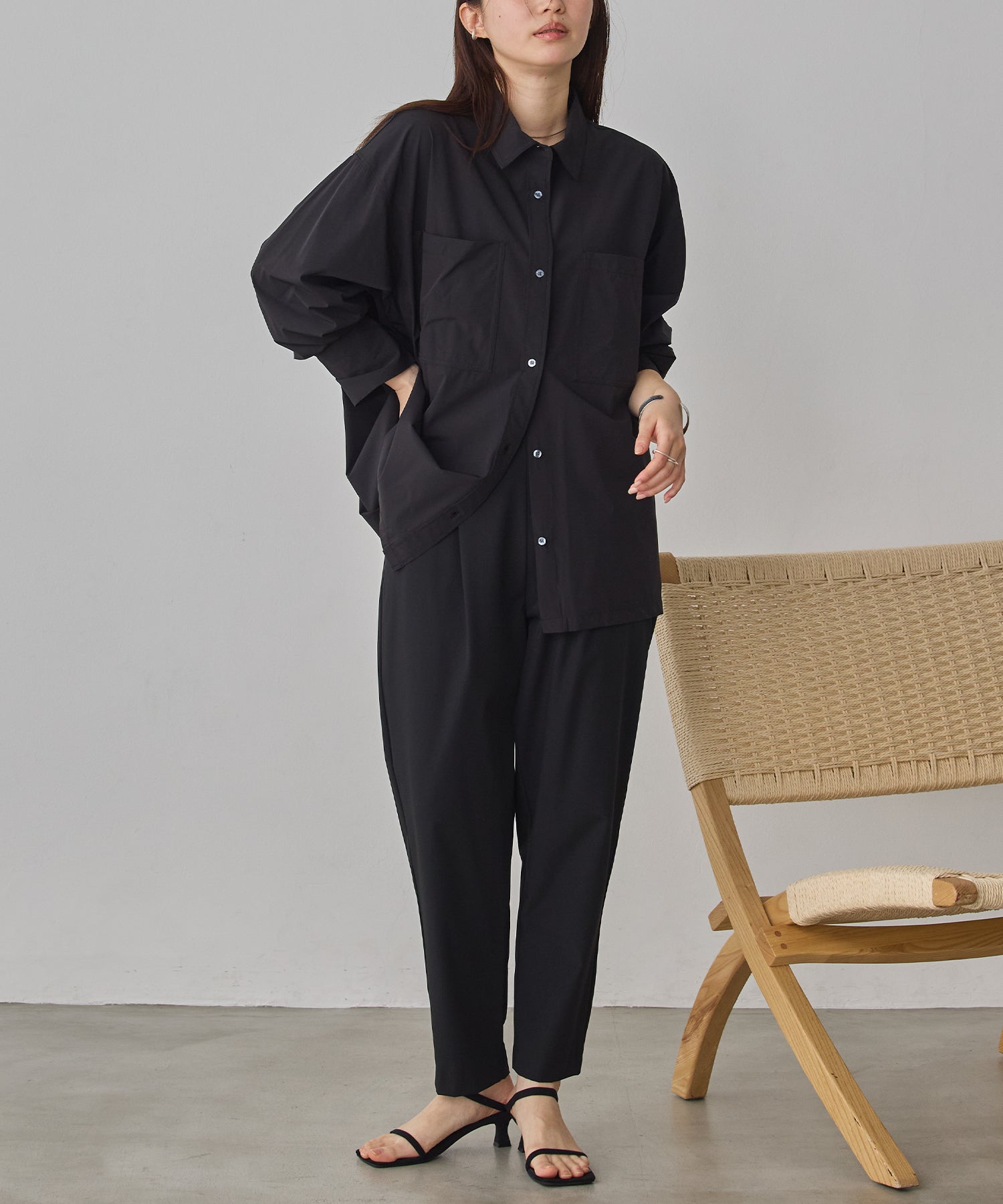 [ICE TOUCH] BACKDROSS BALLOON SHIRT