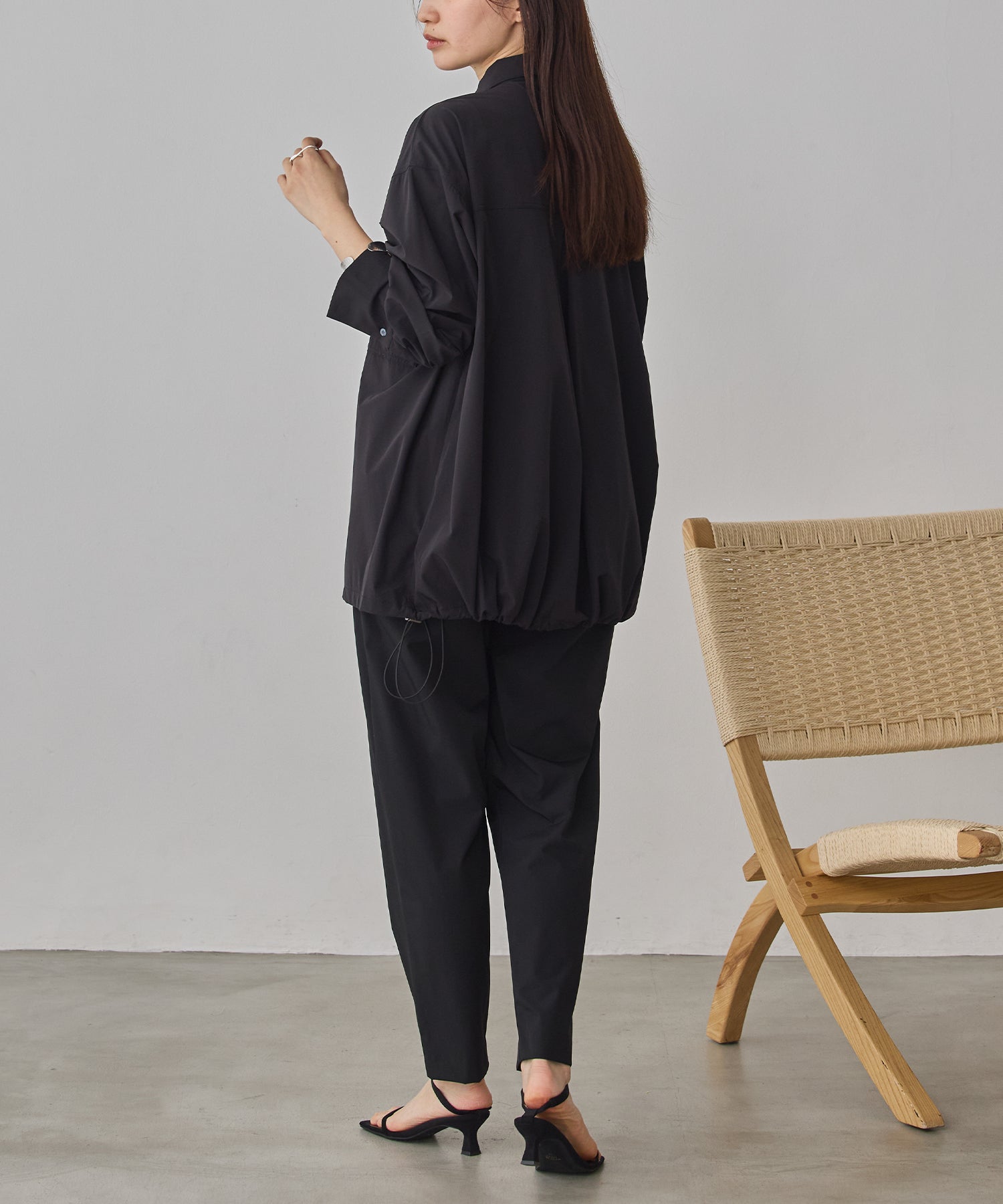 [ICE TOUCH] BACKDROSS BALLOON SHIRT