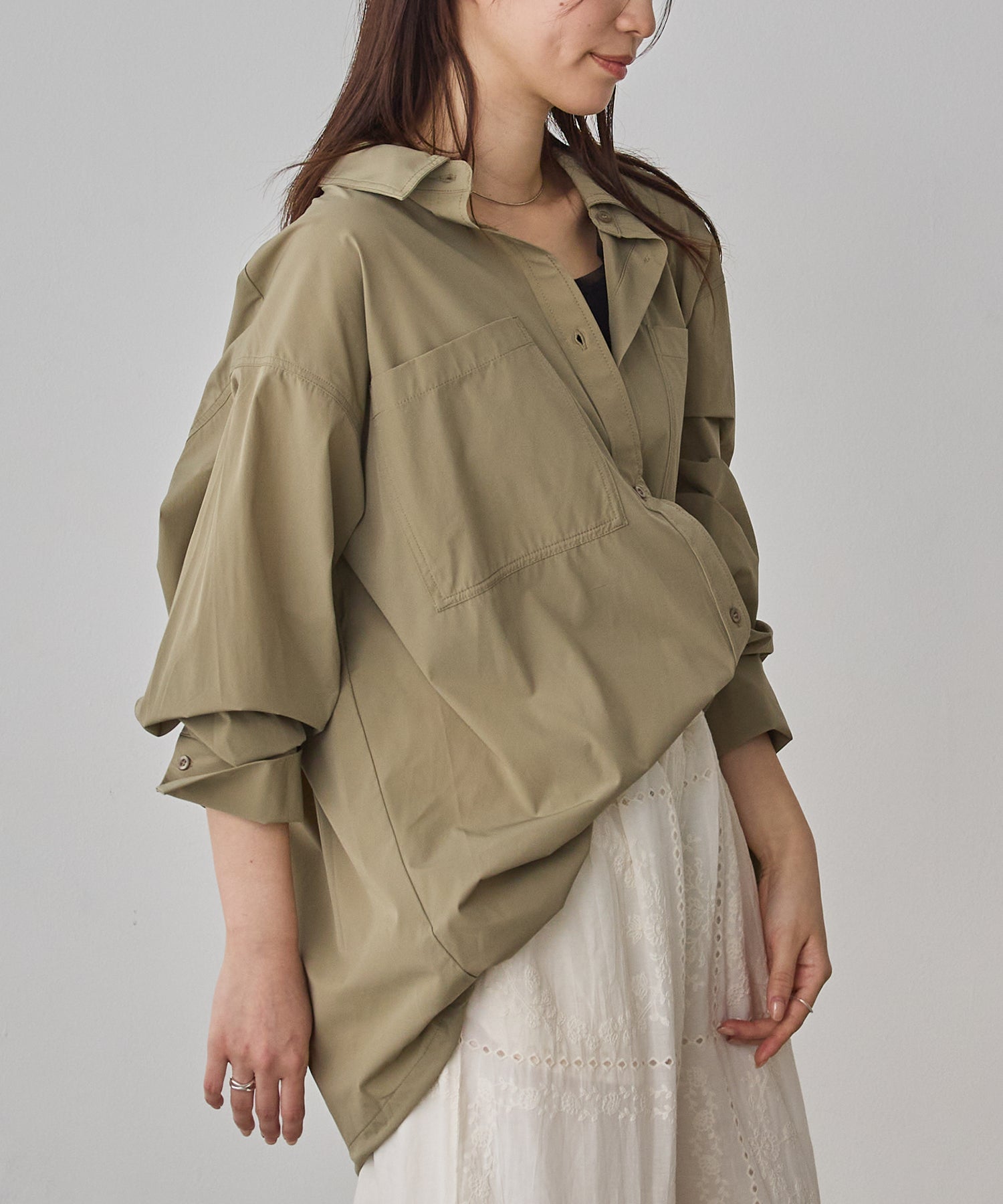 [ICE TOUCH] BACKDROSS BALLOON SHIRT
