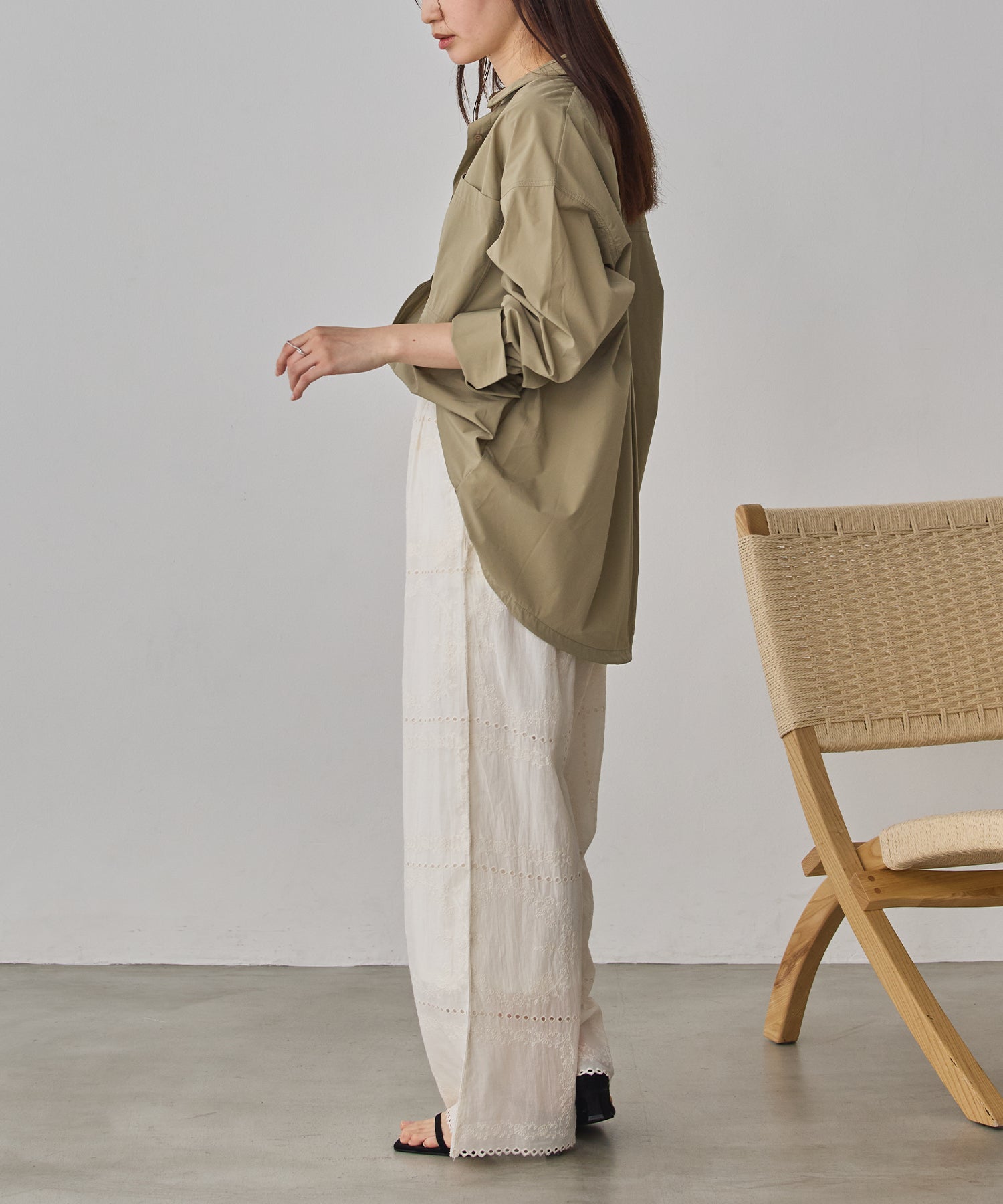 [ICE TOUCH] BACKDROSS BALLOON SHIRT