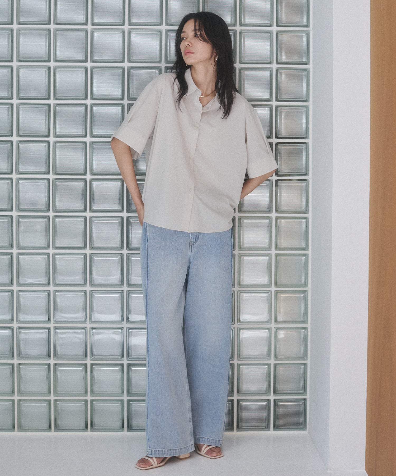 [ICE TOUCH] SHORT-SLEEVE BOX SHIRT