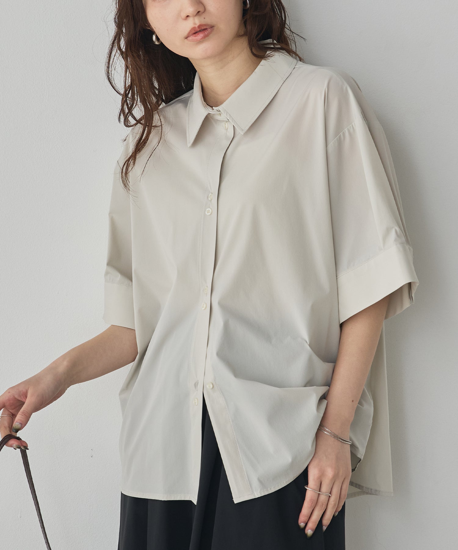 [ICE TOUCH] SHORT-SLEEVE BOX SHIRT