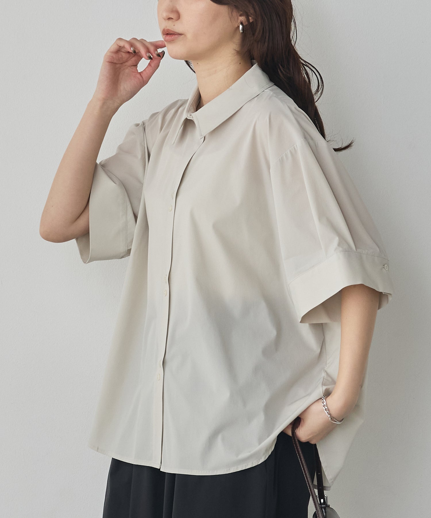 [ICE TOUCH] SHORT-SLEEVE BOX SHIRT