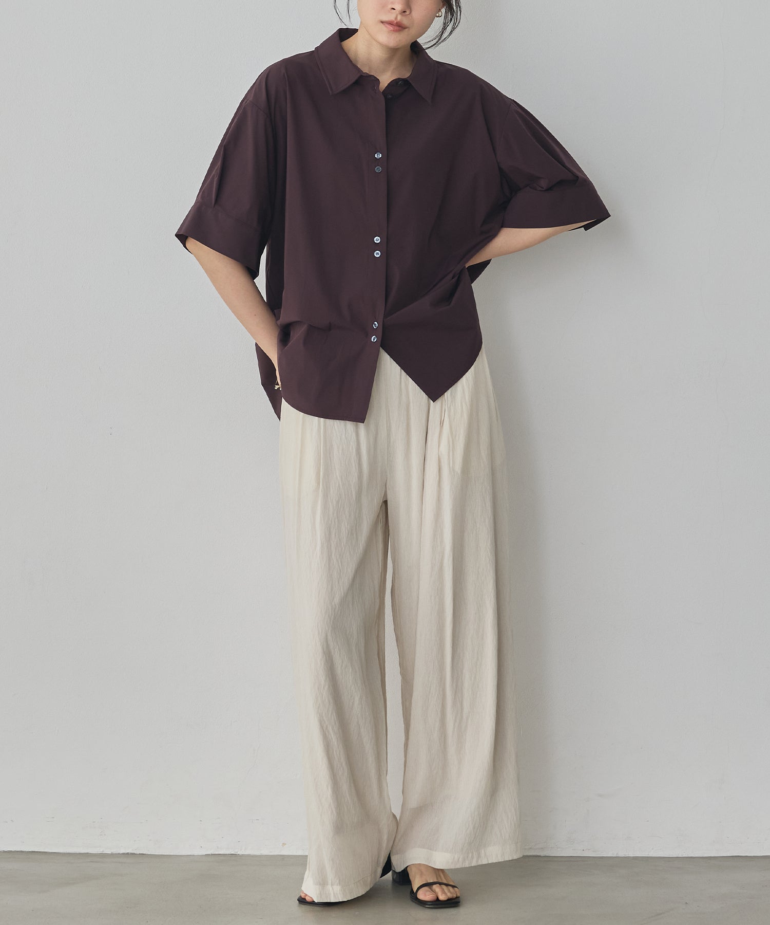 [ICE TOUCH] SHORT-SLEEVE BOX SHIRT