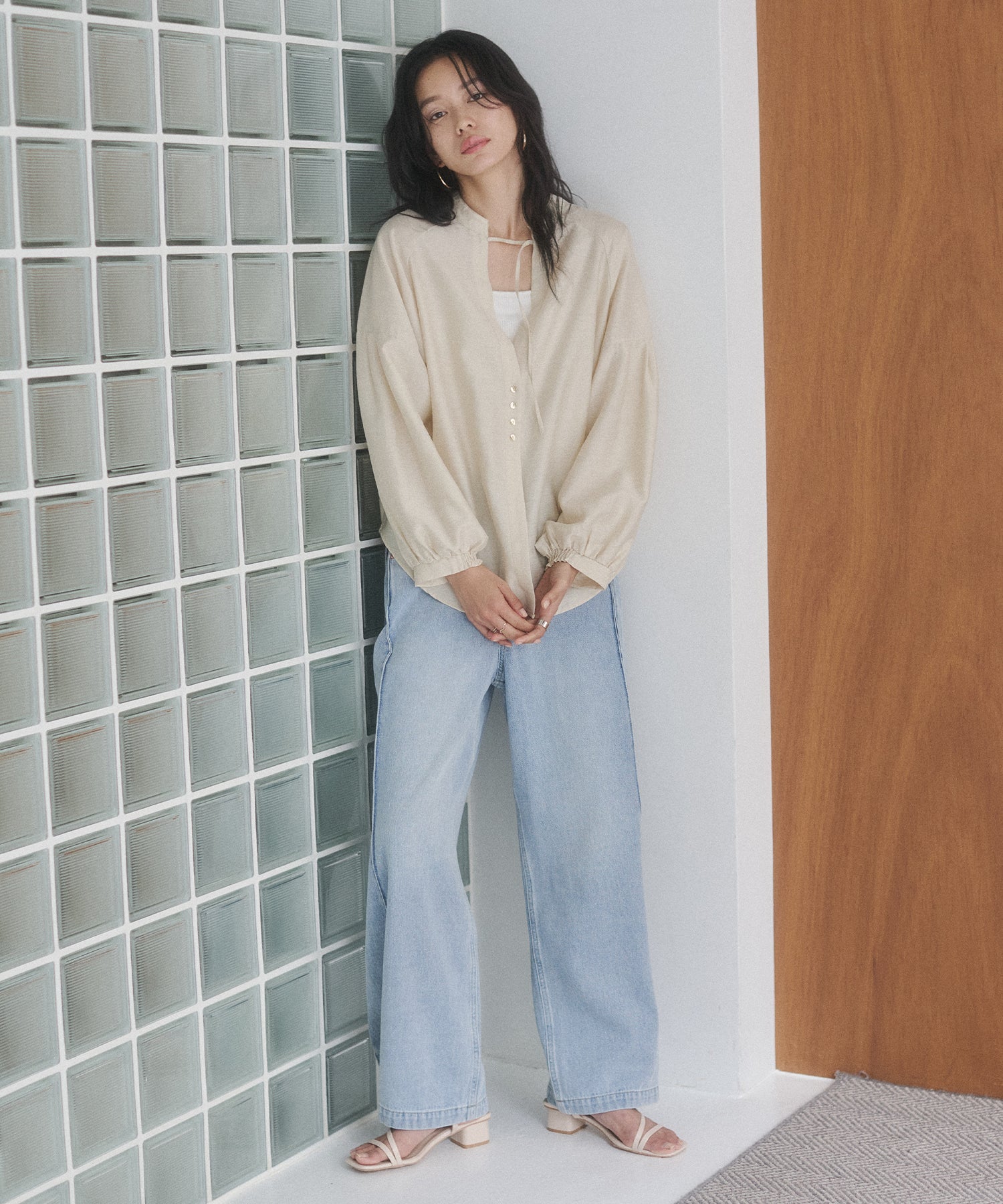 《PRE-ORDER》REVERSIBLE SHEER SHIRT