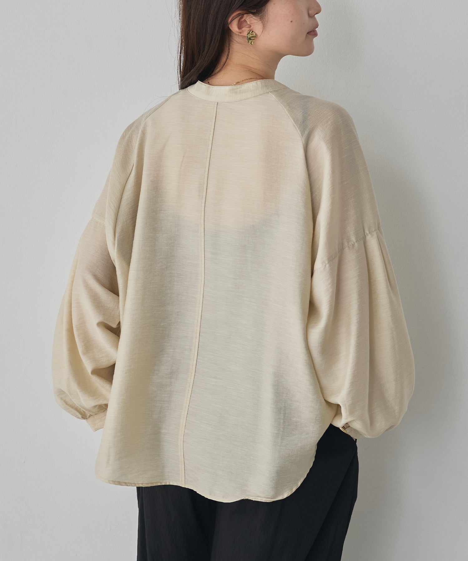 《PRE-ORDER》REVERSIBLE SHEER SHIRT