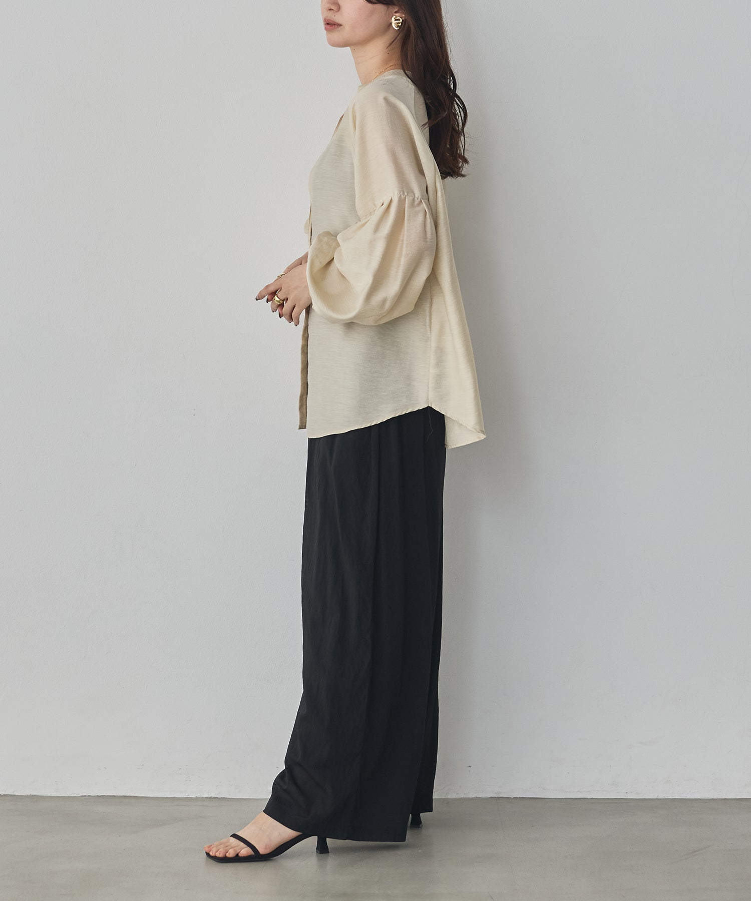 《PRE-ORDER》REVERSIBLE SHEER SHIRT