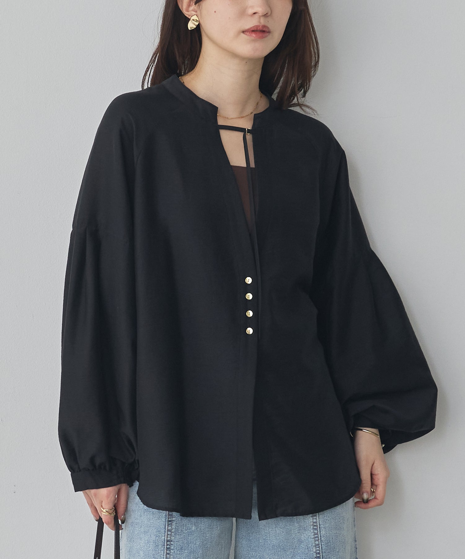 《PRE-ORDER》REVERSIBLE SHEER SHIRT