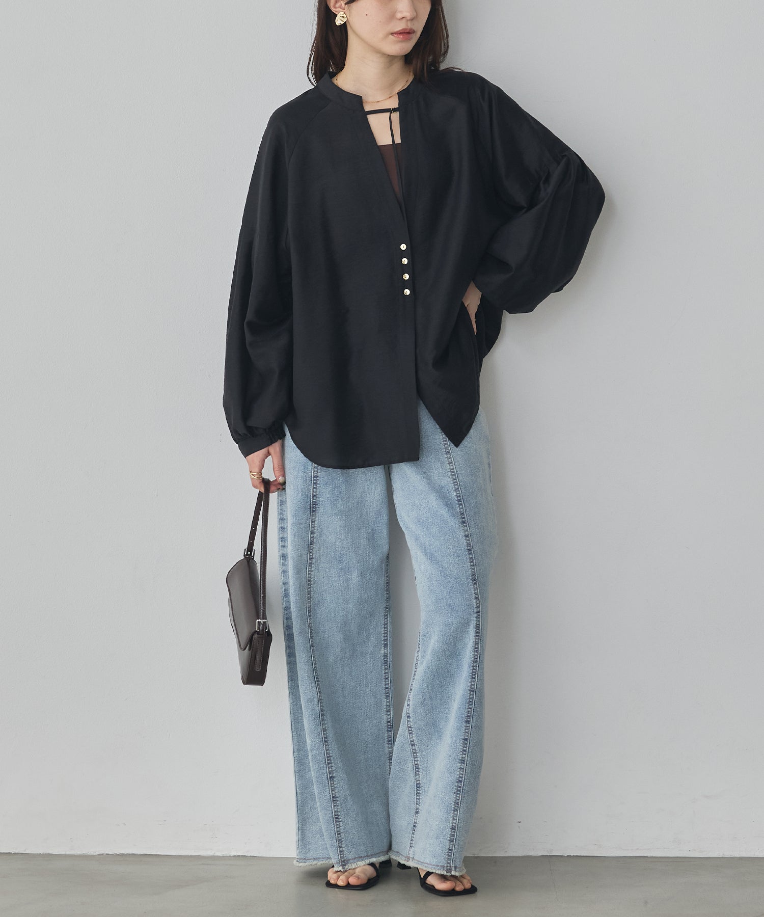 《PRE-ORDER》REVERSIBLE SHEER SHIRT