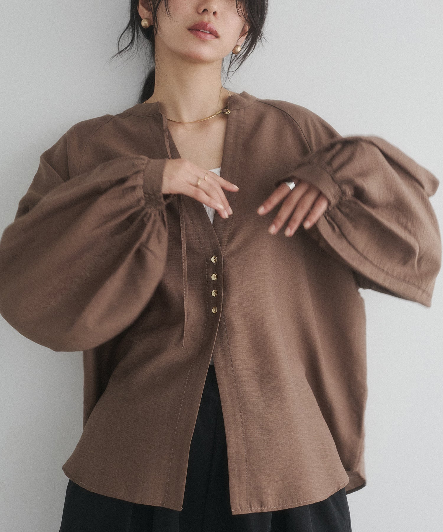 《PRE-ORDER》REVERSIBLE SHEER SHIRT