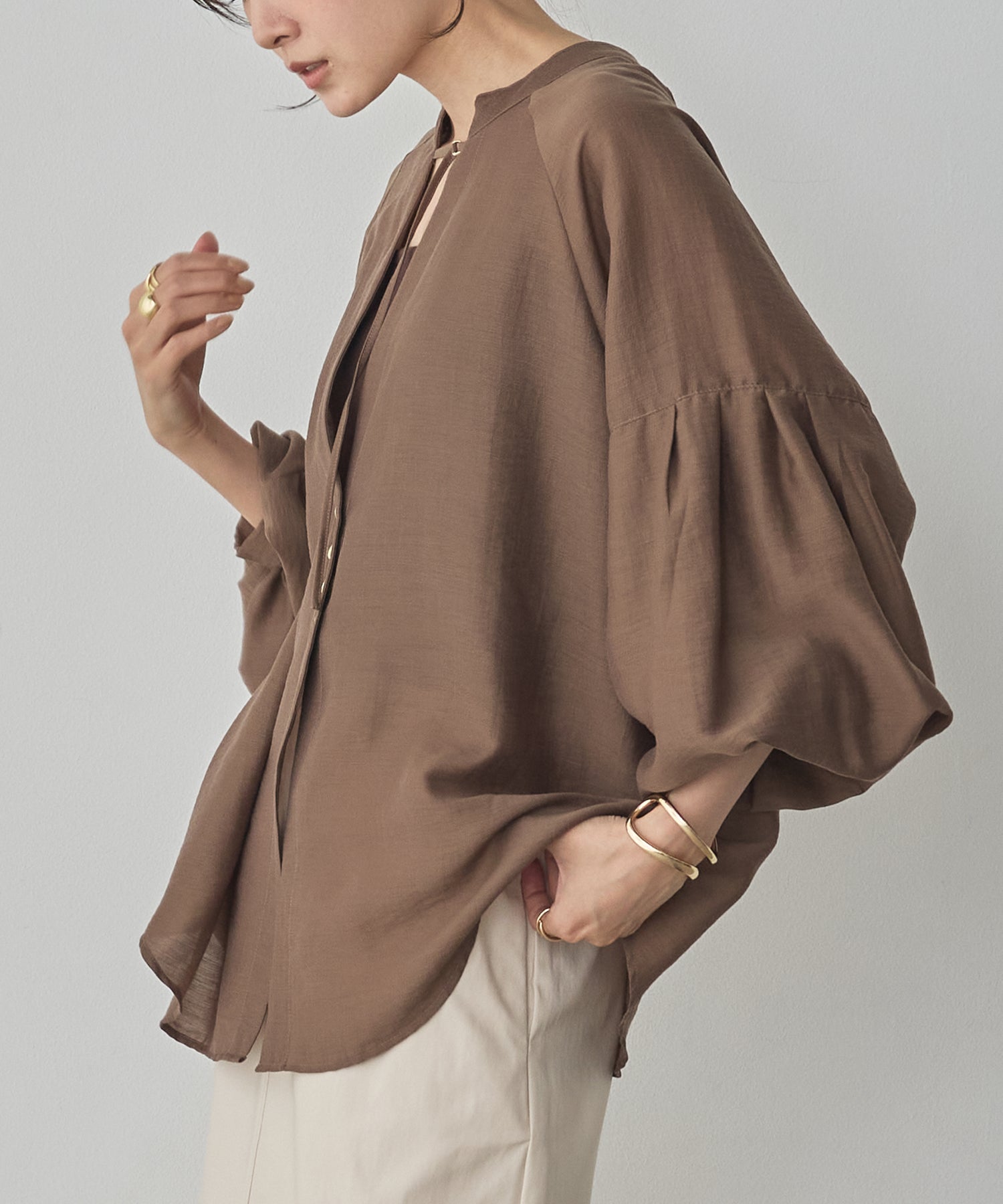 《PRE-ORDER》REVERSIBLE SHEER SHIRT