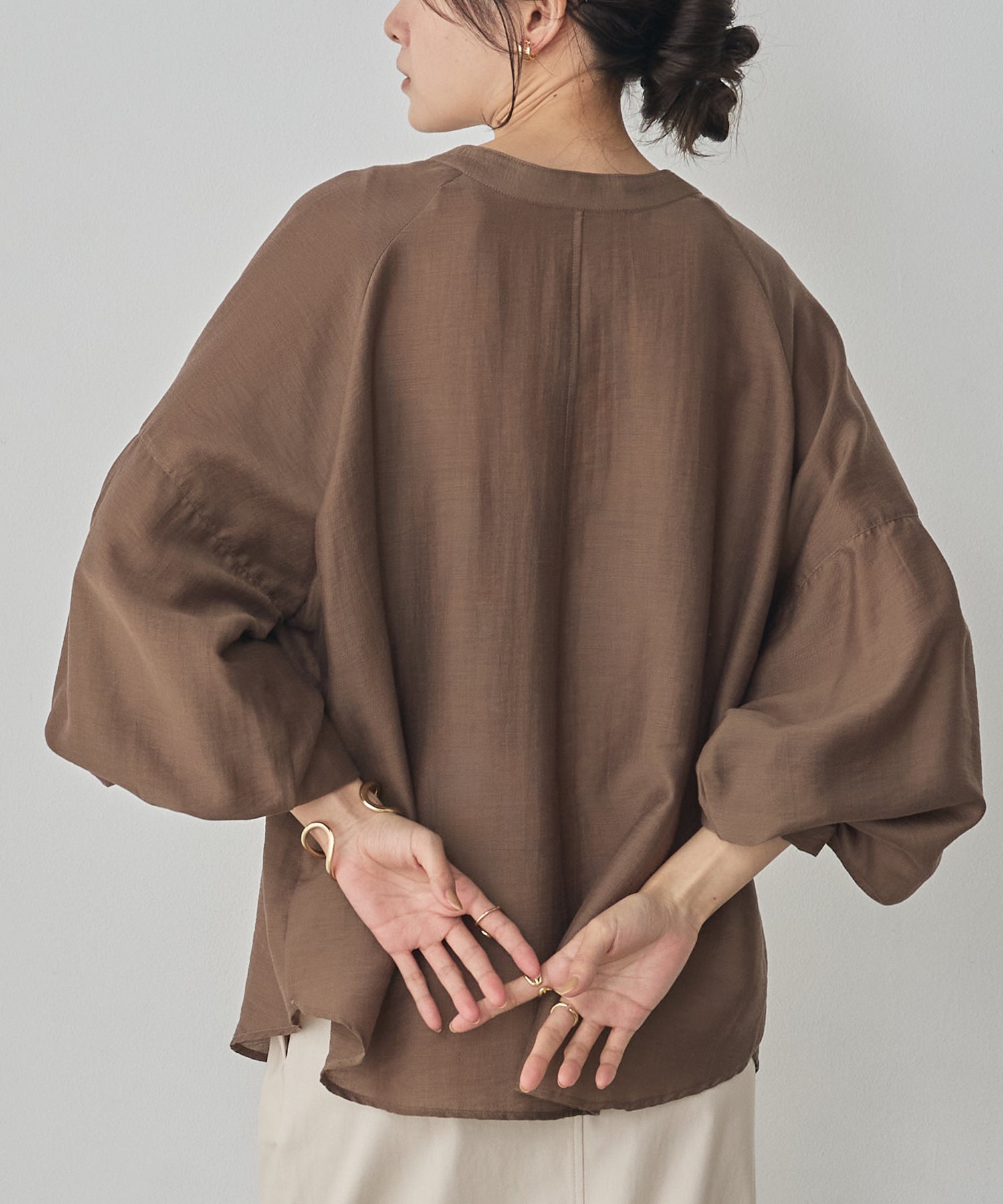 《PRE-ORDER》REVERSIBLE SHEER SHIRT