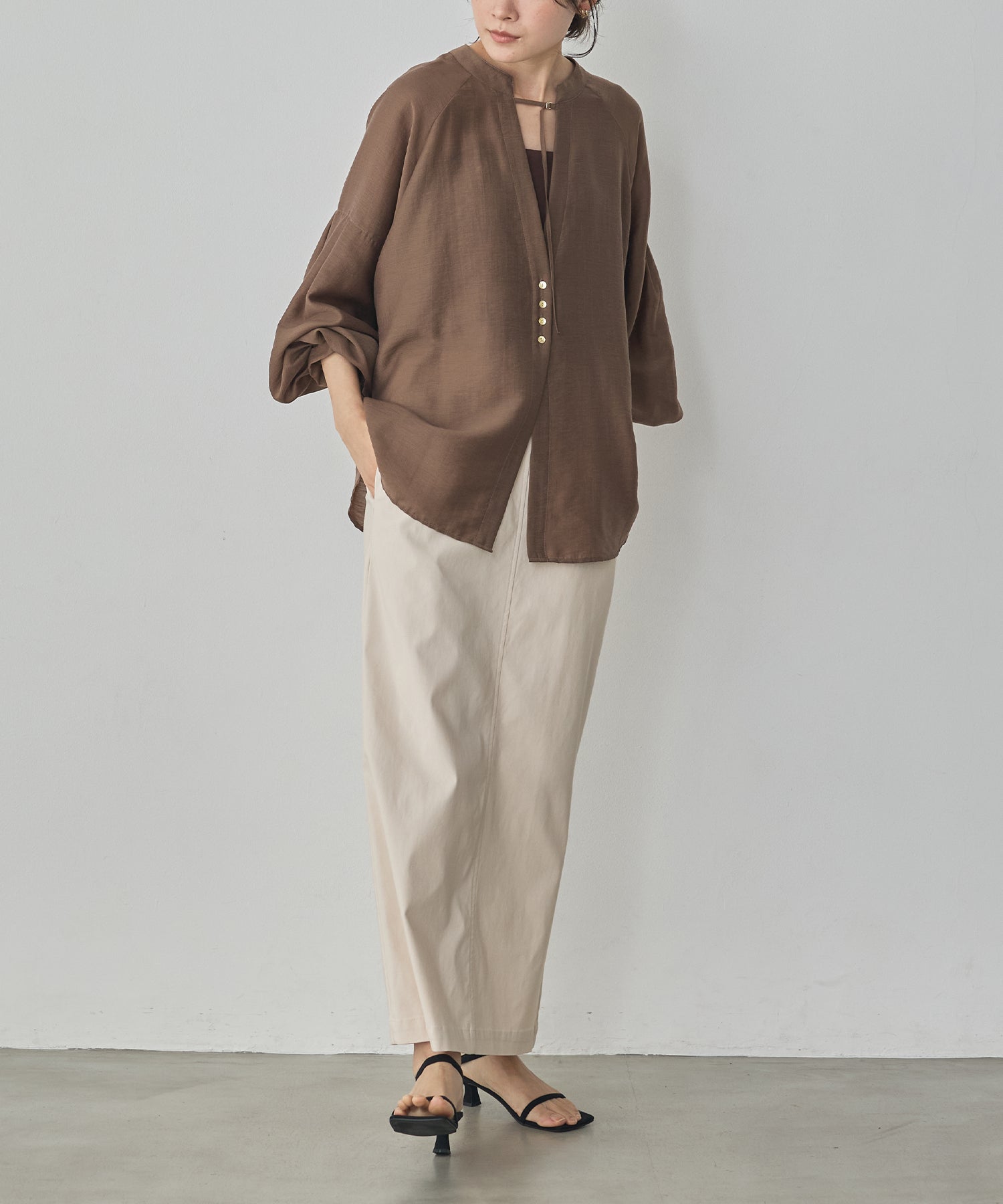 《PRE-ORDER》REVERSIBLE SHEER SHIRT