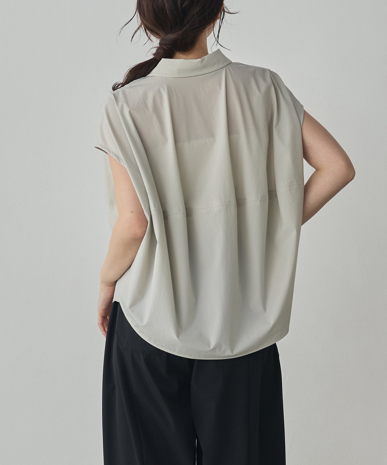 [ICE-TOUCH] THICK COCOON SHIRT