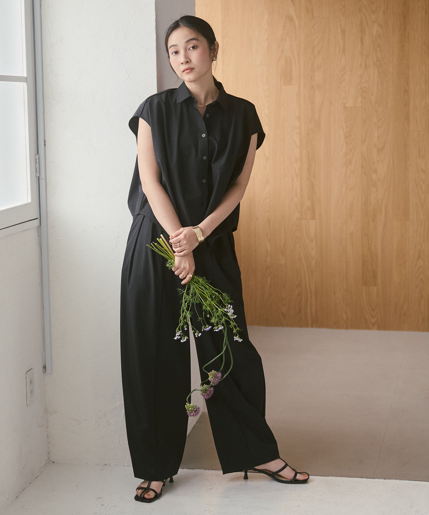 [ICE-TOUCH] THICK COCOON SHIRT