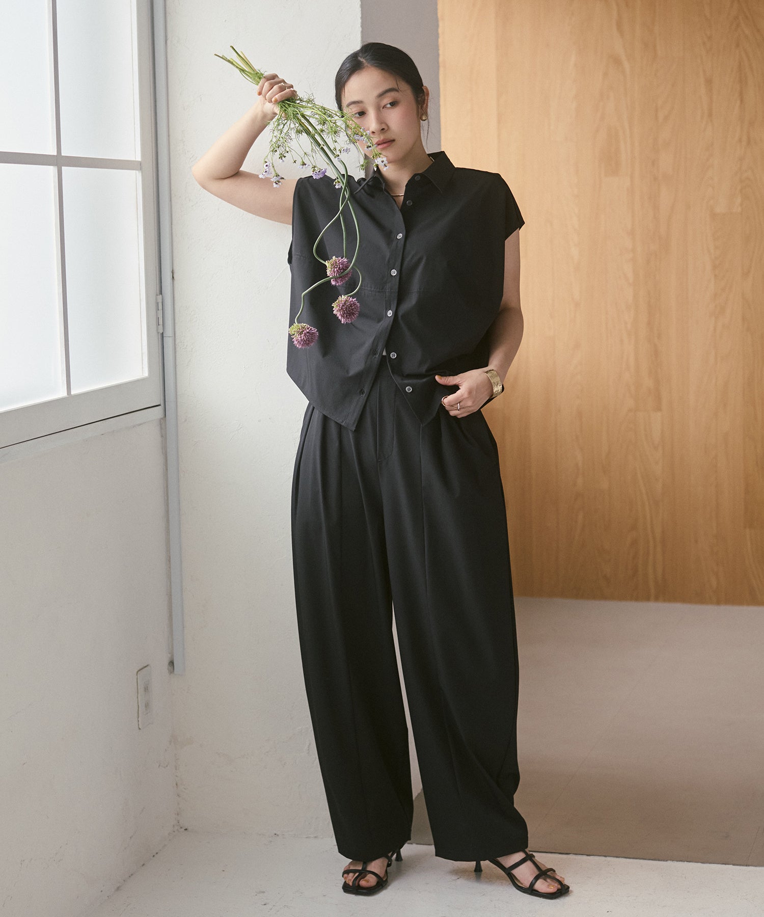 [ICE-TOUCH] THICK COCOON SHIRT