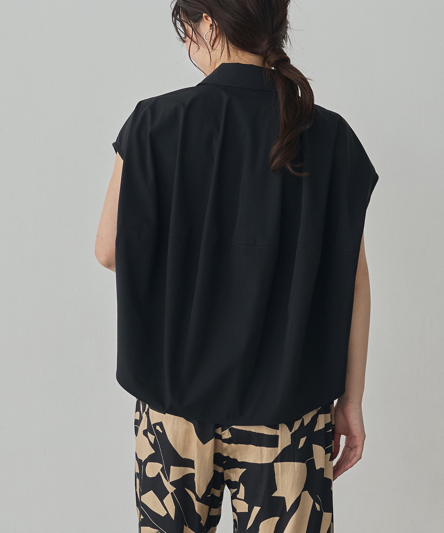 [ICE-TOUCH] THICK COCOON SHIRT
