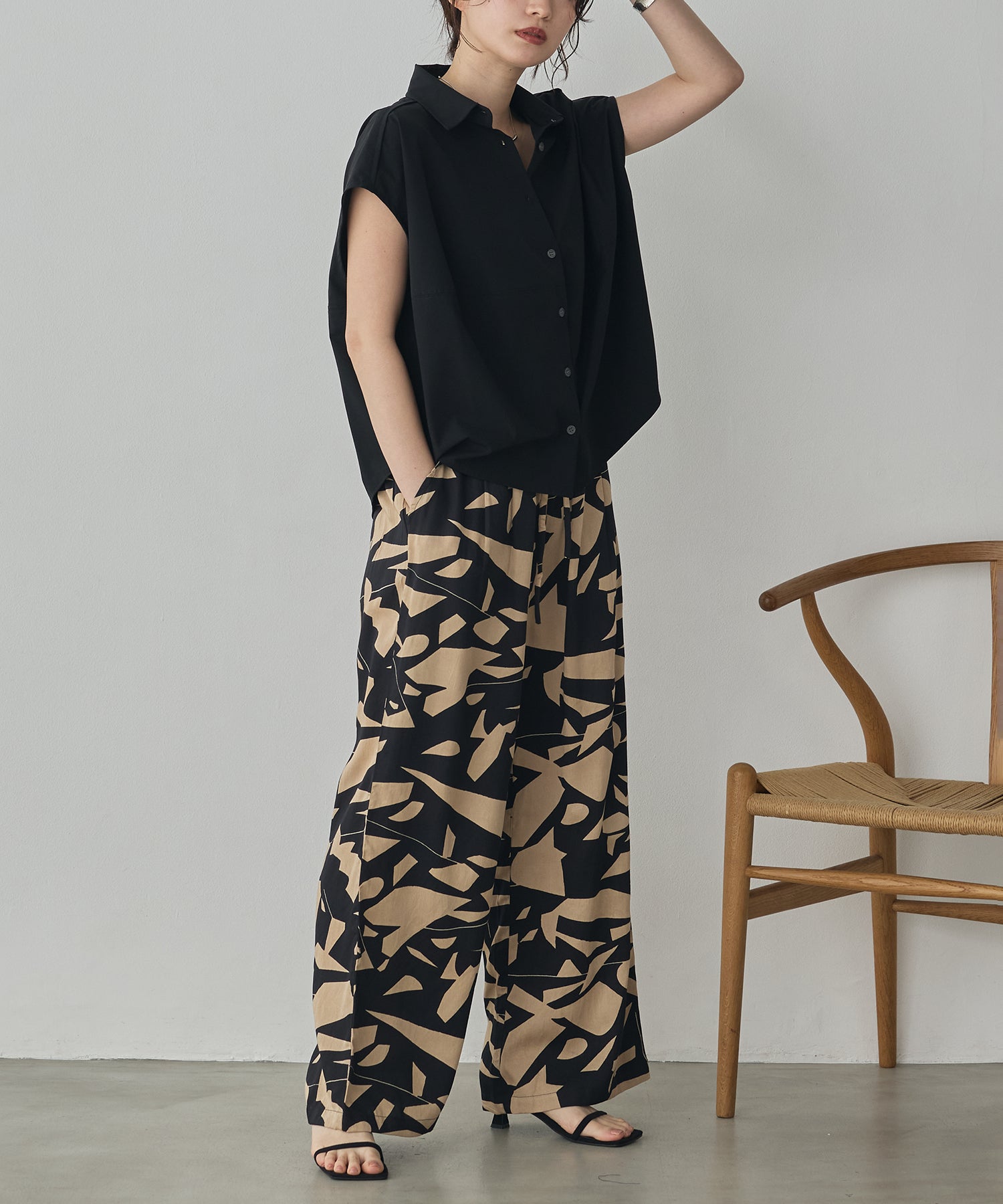 [ICE-TOUCH] THICK COCOON SHIRT