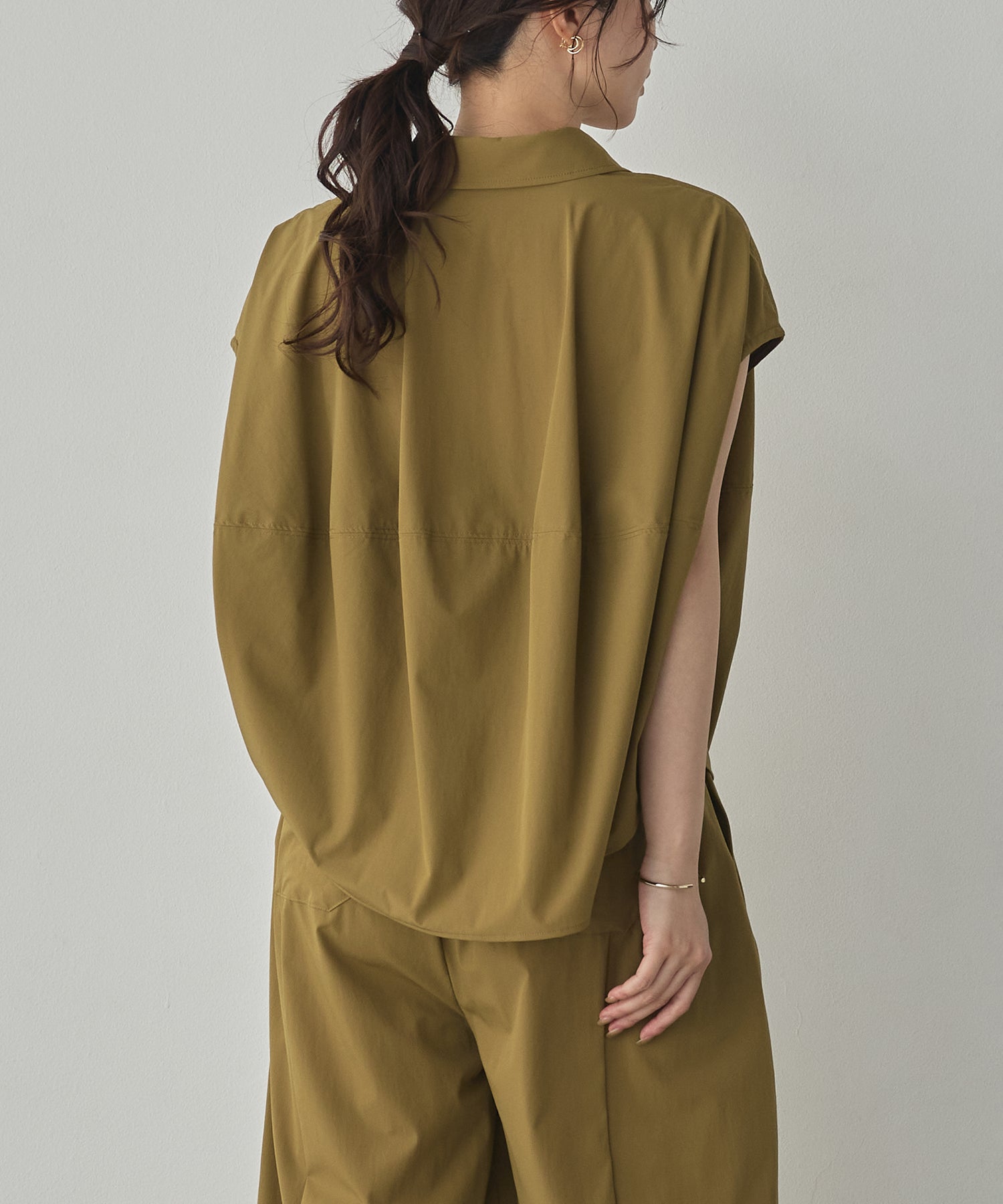 [ICE-TOUCH] THICK COCOON SHIRT